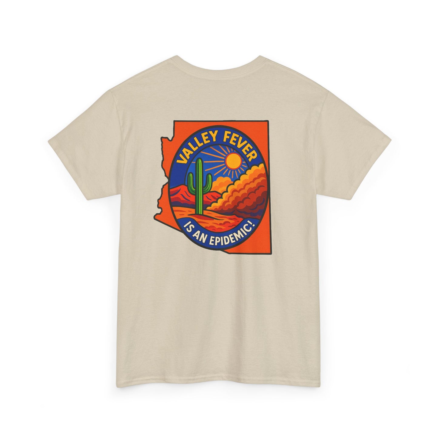 Valley Fever Epidemic Unisex Heavy Cotton Tee - Support Health Education