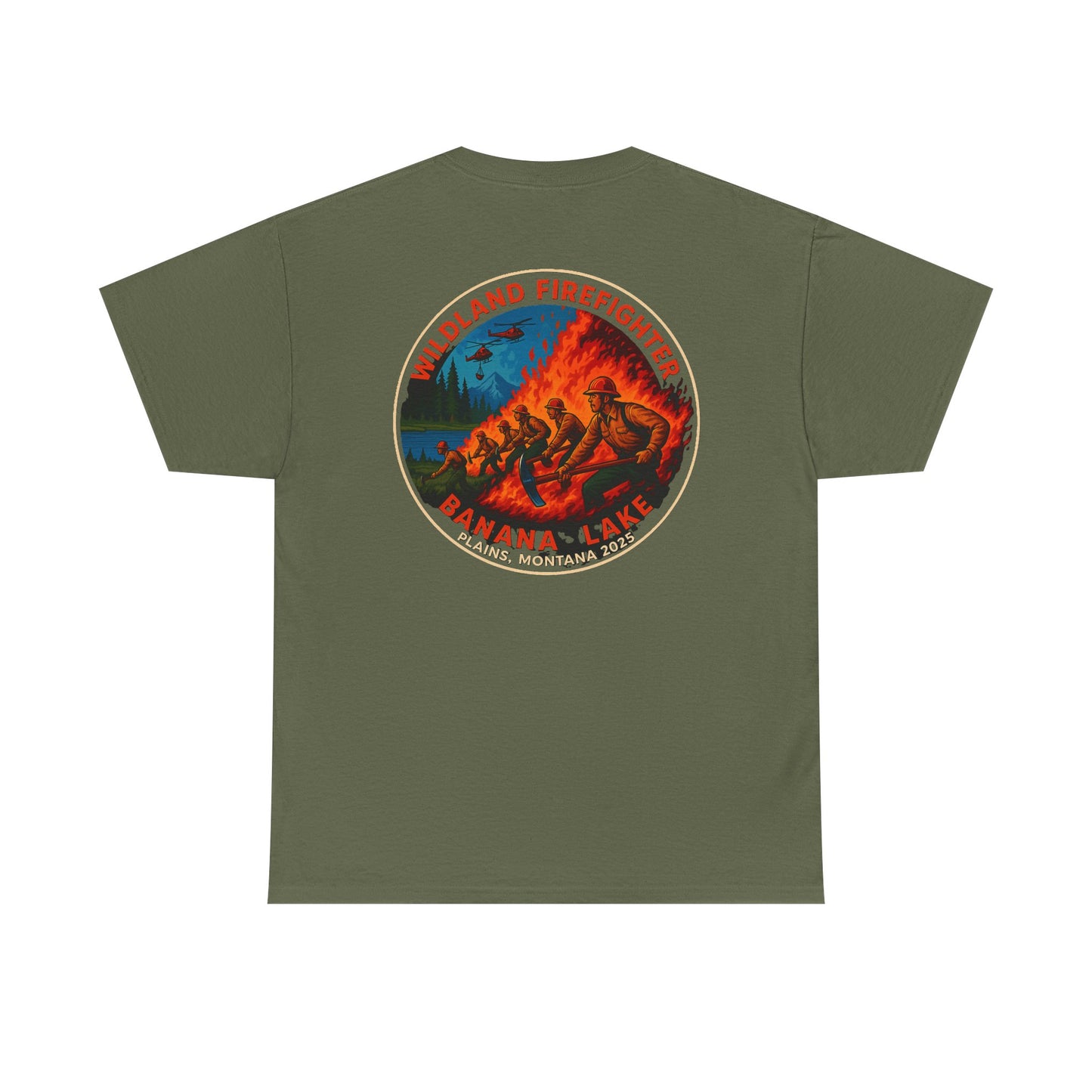 Wildland Firefighter Tee - Graphic Tee for Outdoor Enthusiasts, Casual Wear, Gift for Firefighters, Hiking Apparel, Adventure Shirt