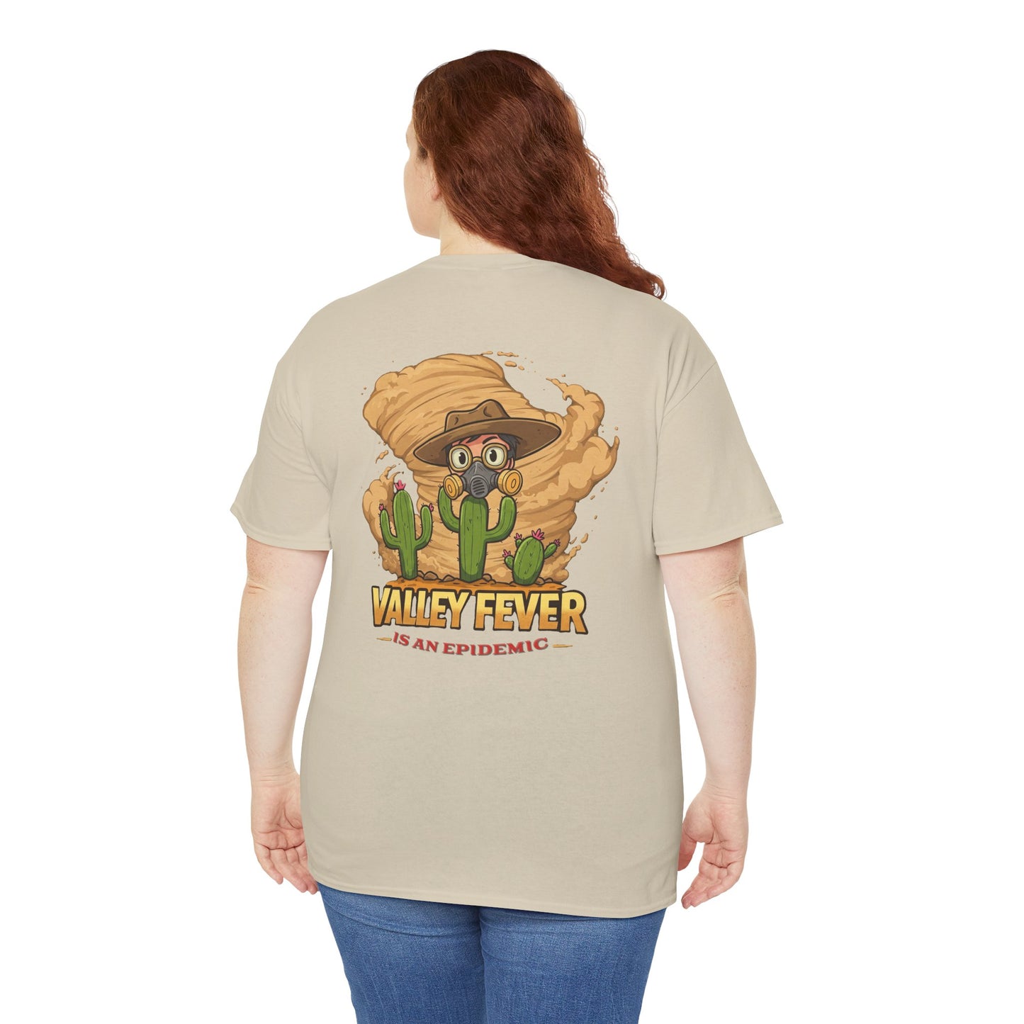 Valley Fever Is an Epidemic Unisex Heavy Cotton Tee - Fun and Unique Graphic T-Shirt