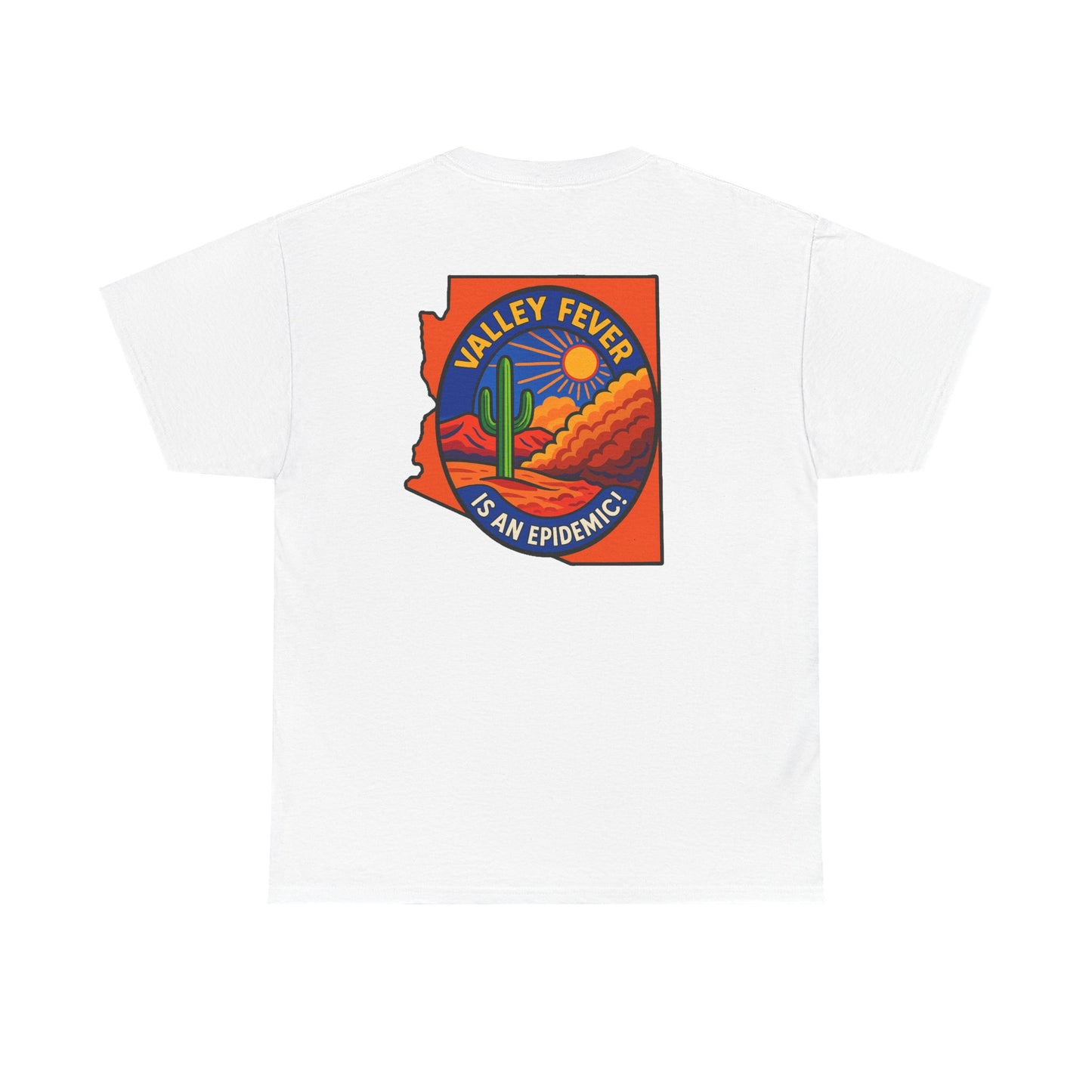 Valley Fever Epidemic Unisex Heavy Cotton Tee - Support Health Education