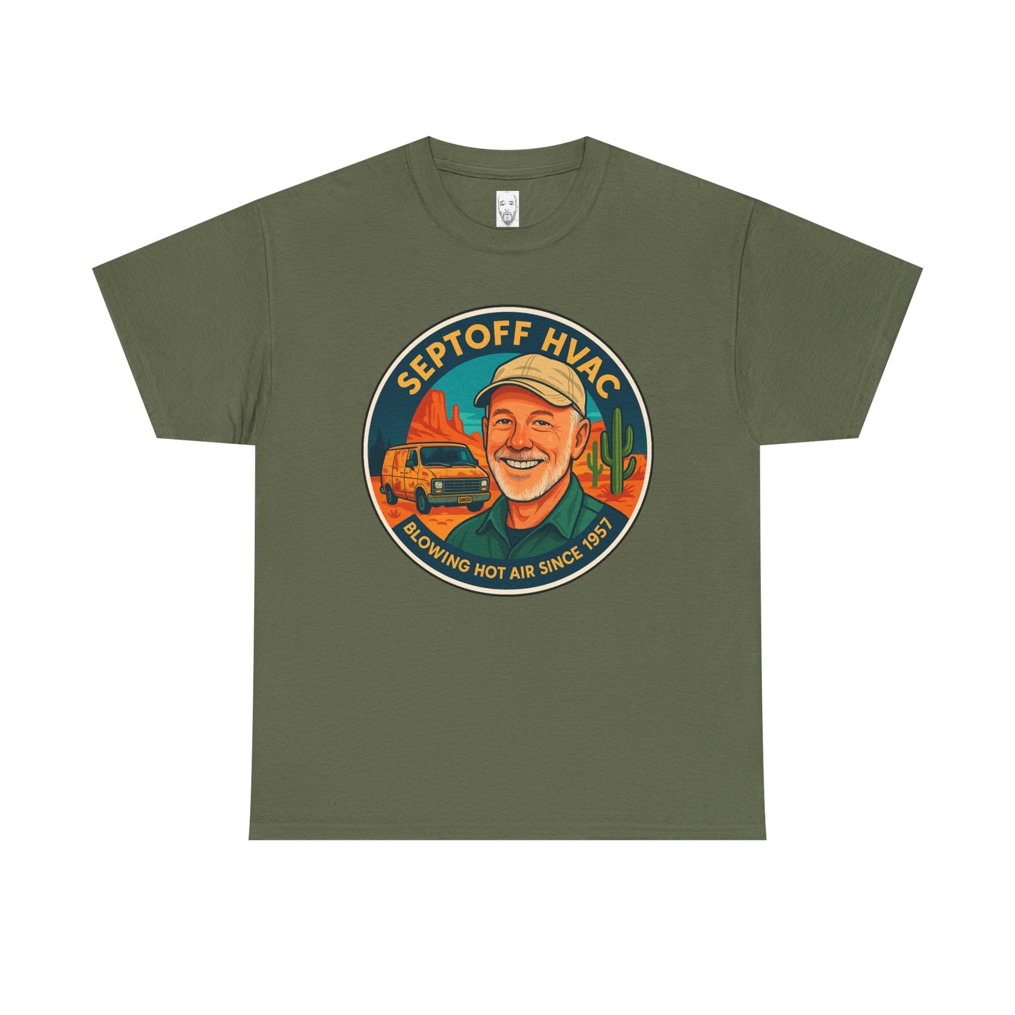 Septoff HVAC Unisex Heavy Cotton Tee
