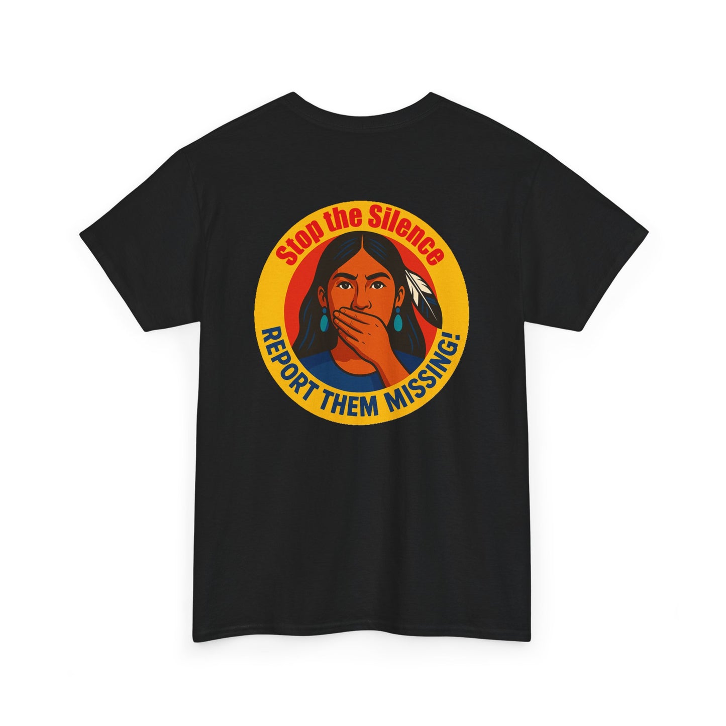 Stop the Silence Unisex Heavy Cotton Tee - Stop the Silence Abduction Awareness Shirt