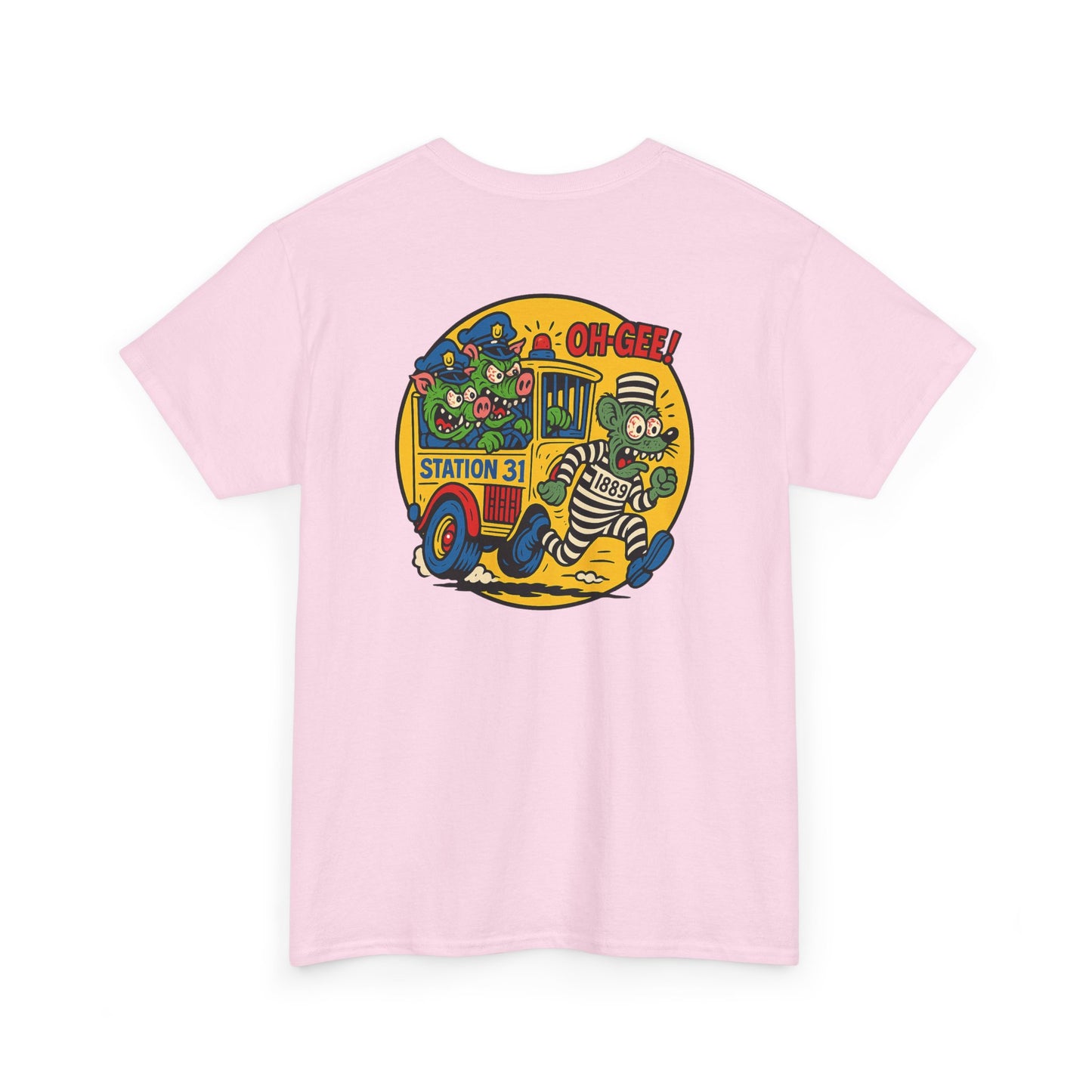 Vintage Station 31 OLD GUARD TEE Cool Graphic Unisex Heavy Cotton Tee - Fun Vintage Design for Everyday Wear