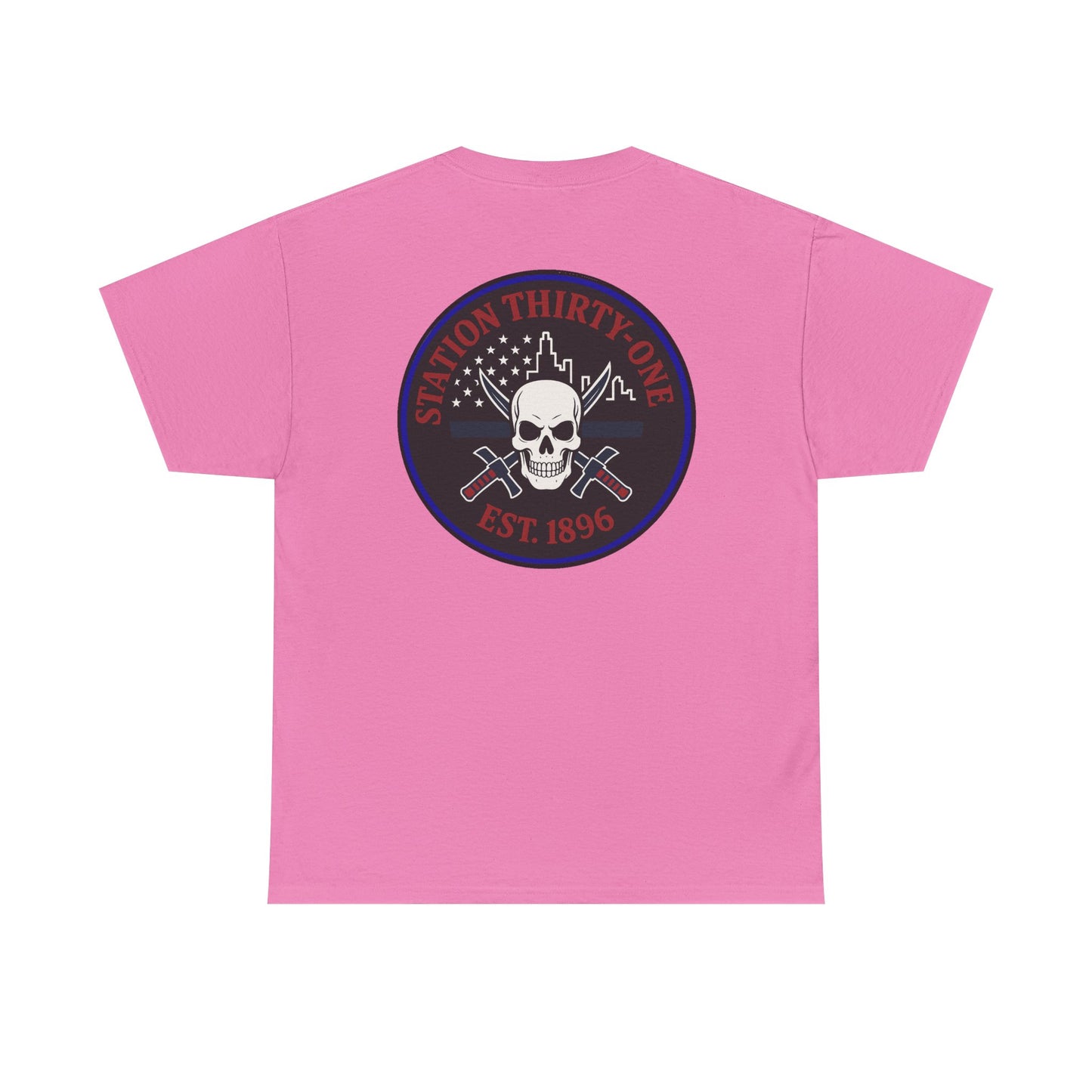 Retro Station 31 Skull Graphic Tee, Unisex Casual Shirt, Edgy Everyday Wear, Perfect for Gifting, Unique Art T-Shirt,