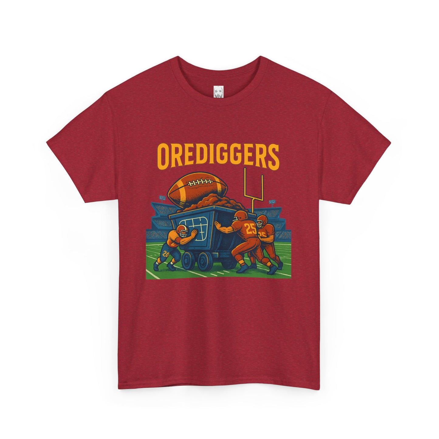 Unisex Heavy Cotton Tee - Orediggers Sports Tee for Game Day