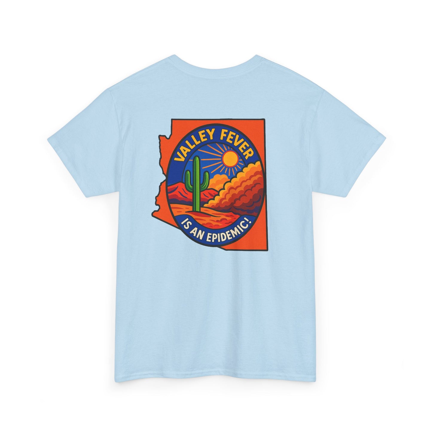 Valley Fever Epidemic Unisex Heavy Cotton Tee - Support Health Education