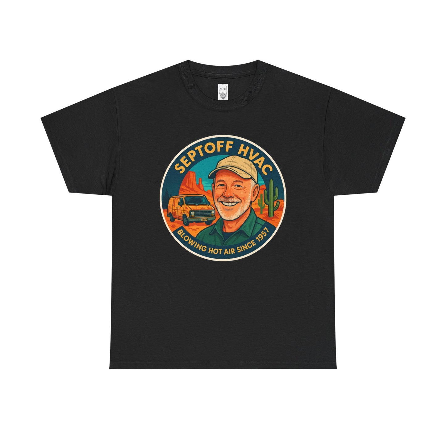 Septoff HVAC Unisex Heavy Cotton Tee