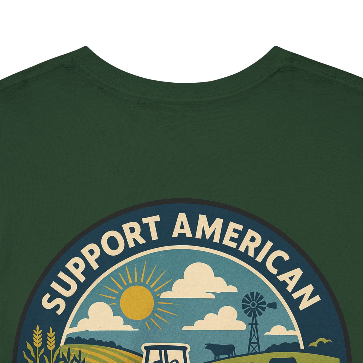 Support American Farmers Unisex Heavy Cotton Tee