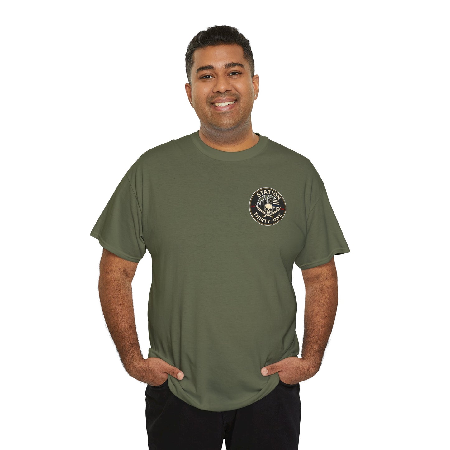 Unisex Heavy Cotton Tee - Station Thirty-One Fitness Graphic T-Shirt