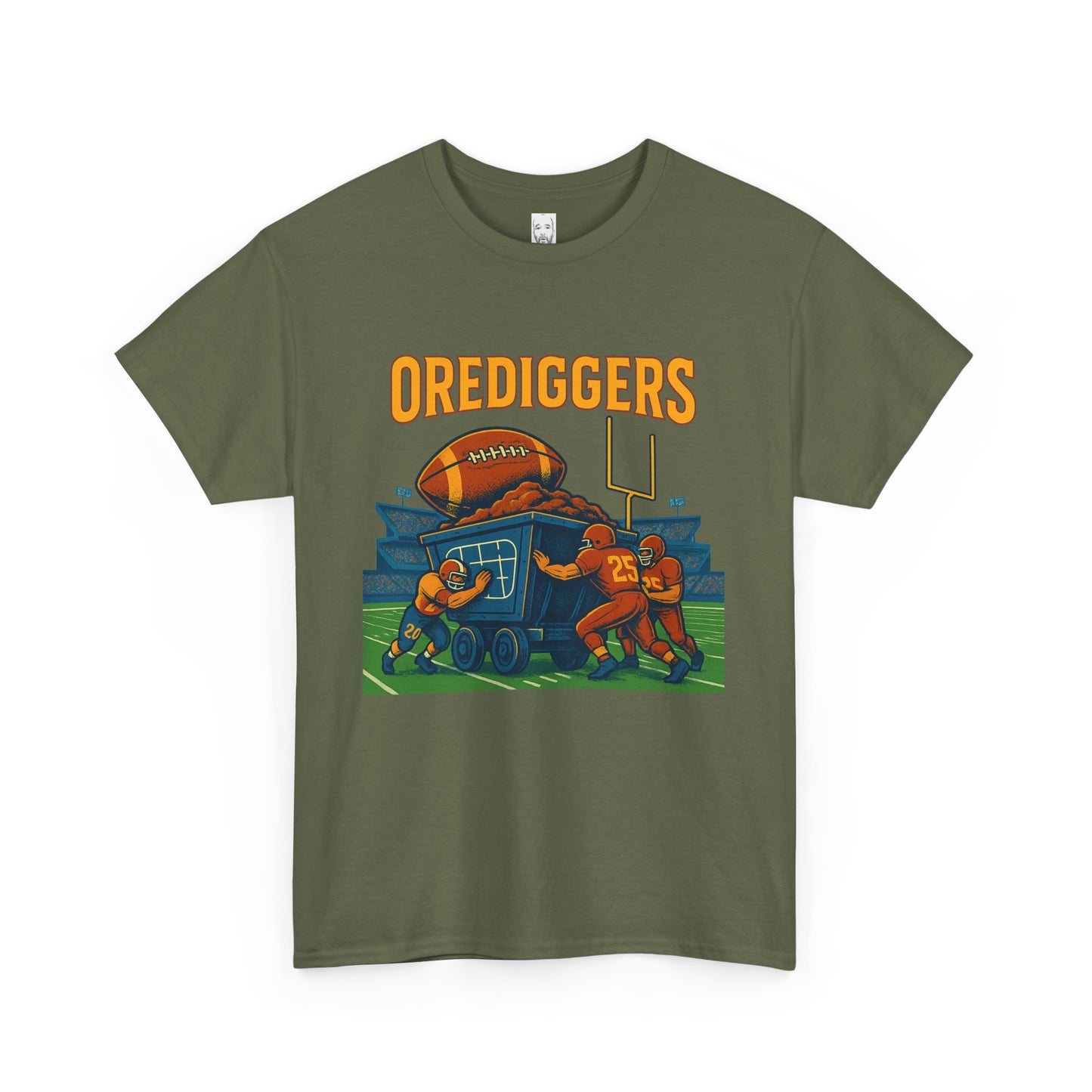 Unisex Heavy Cotton Tee - Orediggers Sports Tee for Game Day