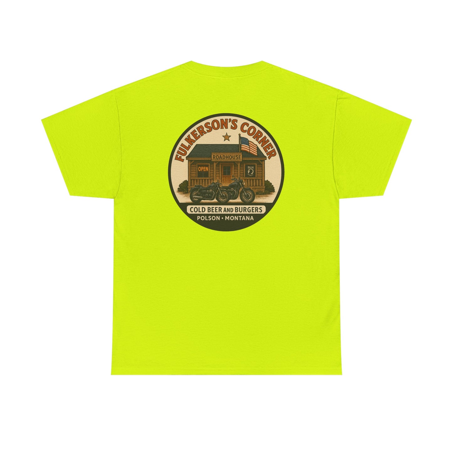 Retro Foodie Unisex Tee - Fulkerson's Corner Burger & Beer Design
