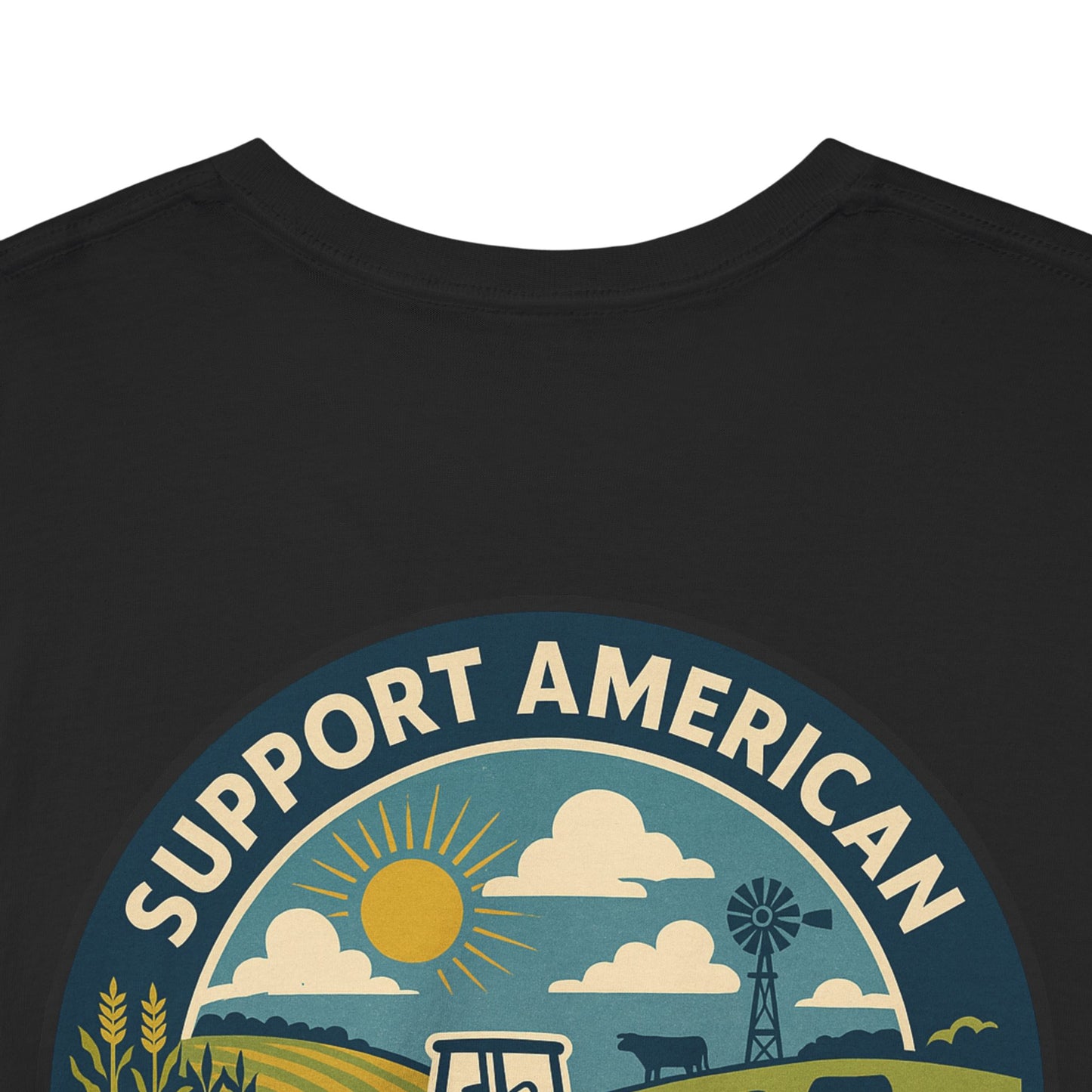 Support American Farmers Unisex Heavy Cotton Tee