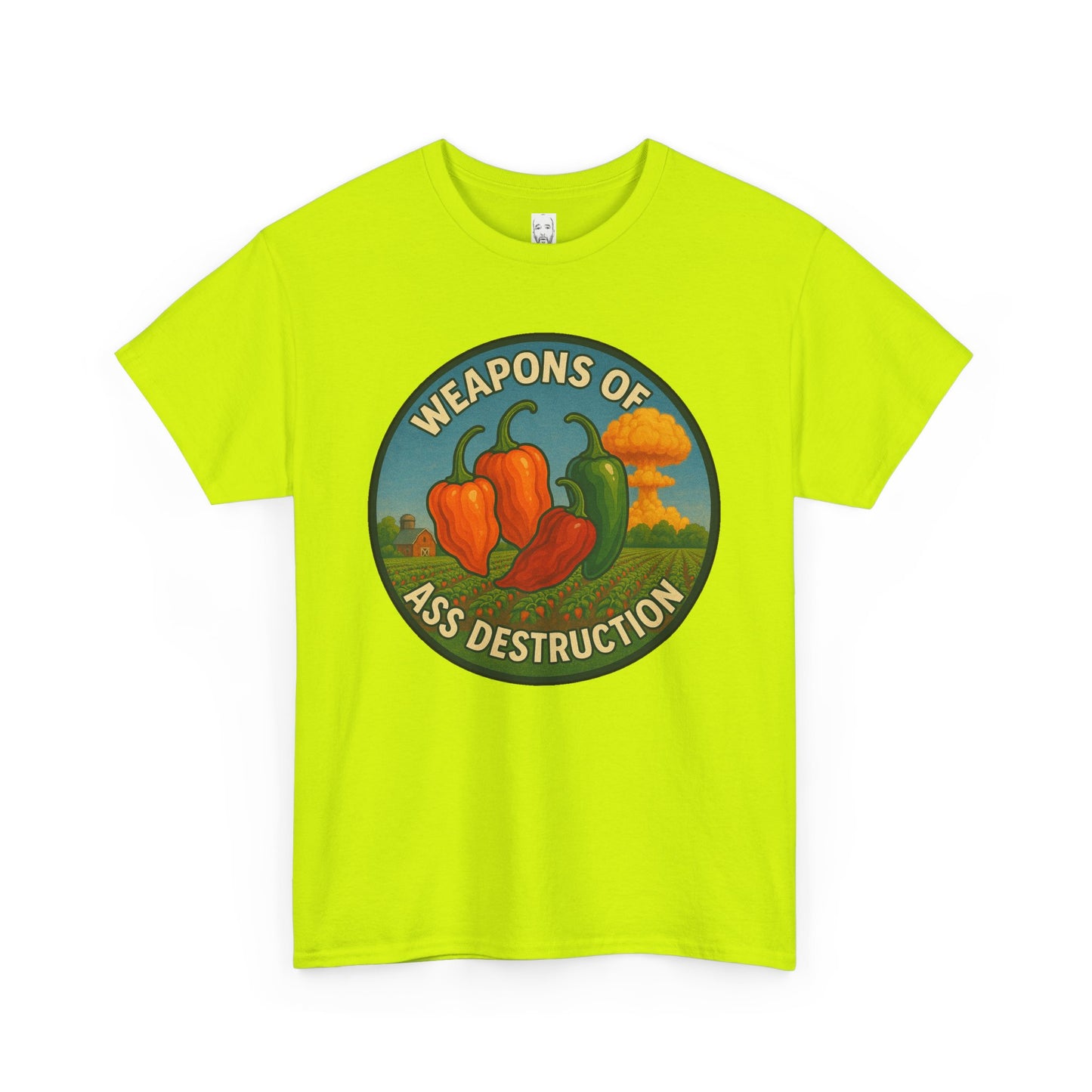 Funny Unisex Heavy Cotton Tee - Weapons of Ass Destruction