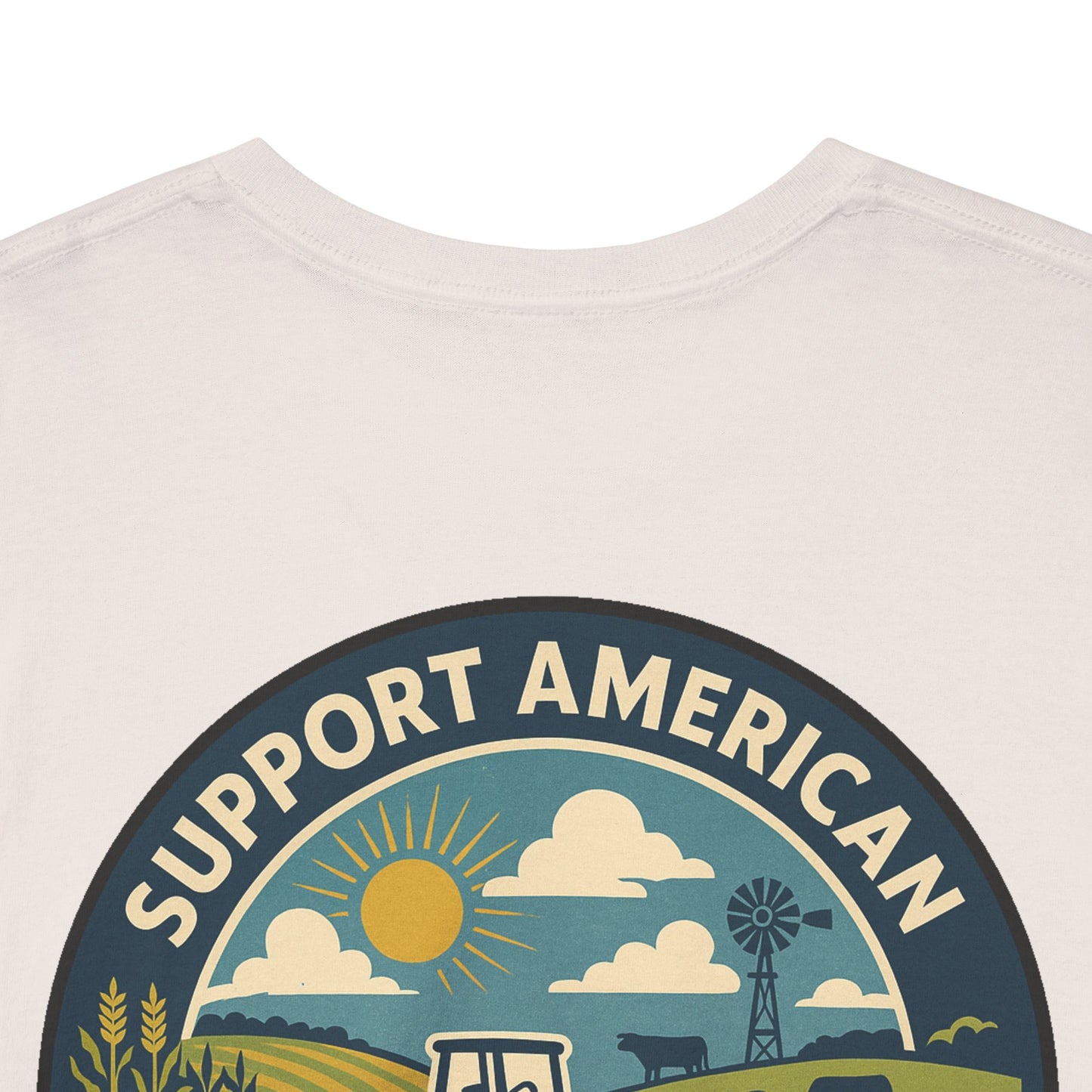 Support American Farmers Unisex Heavy Cotton Tee
