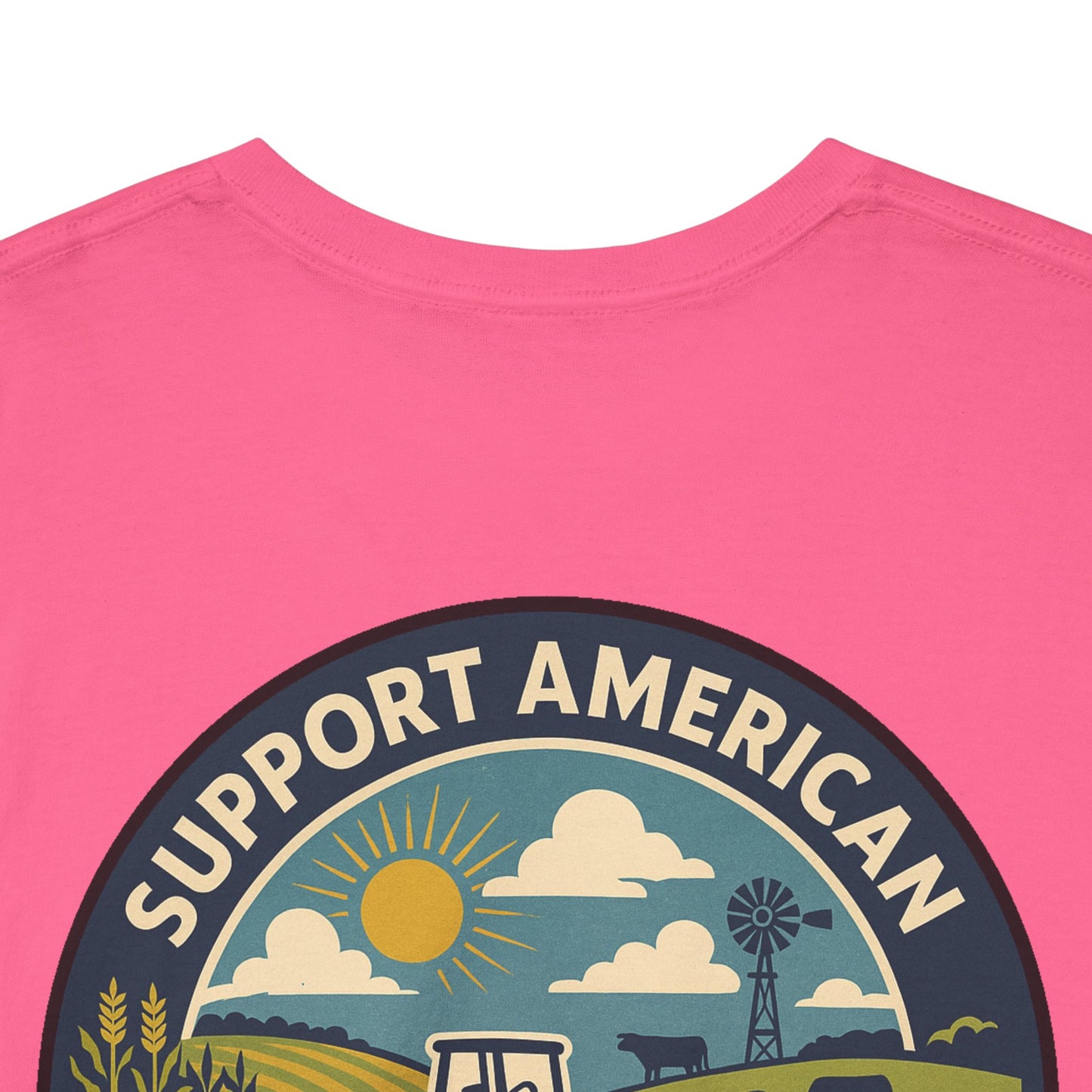 Support American Farmers Unisex Heavy Cotton Tee