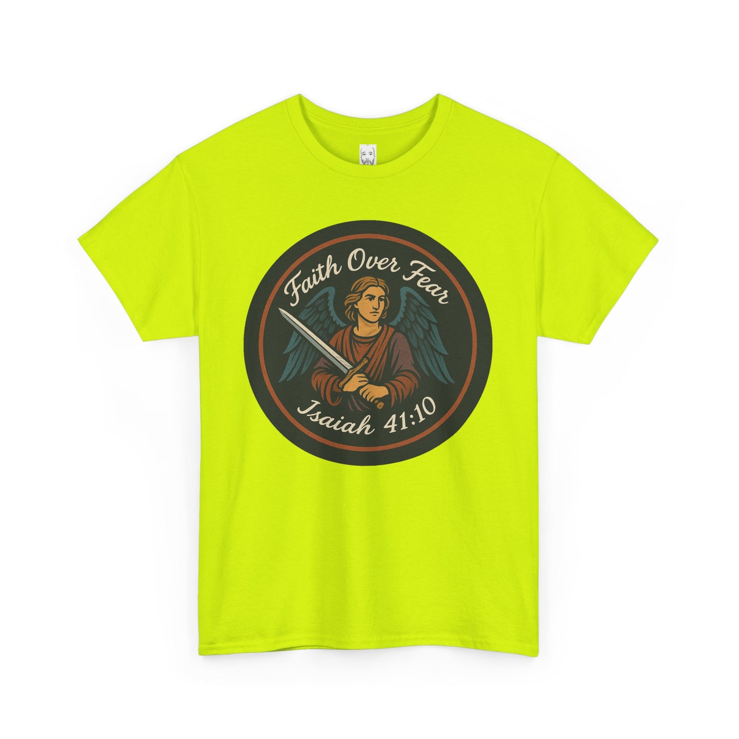 Faith Over Fear Unisex Heavy Cotton Tee – Inspirational Christian Apparel