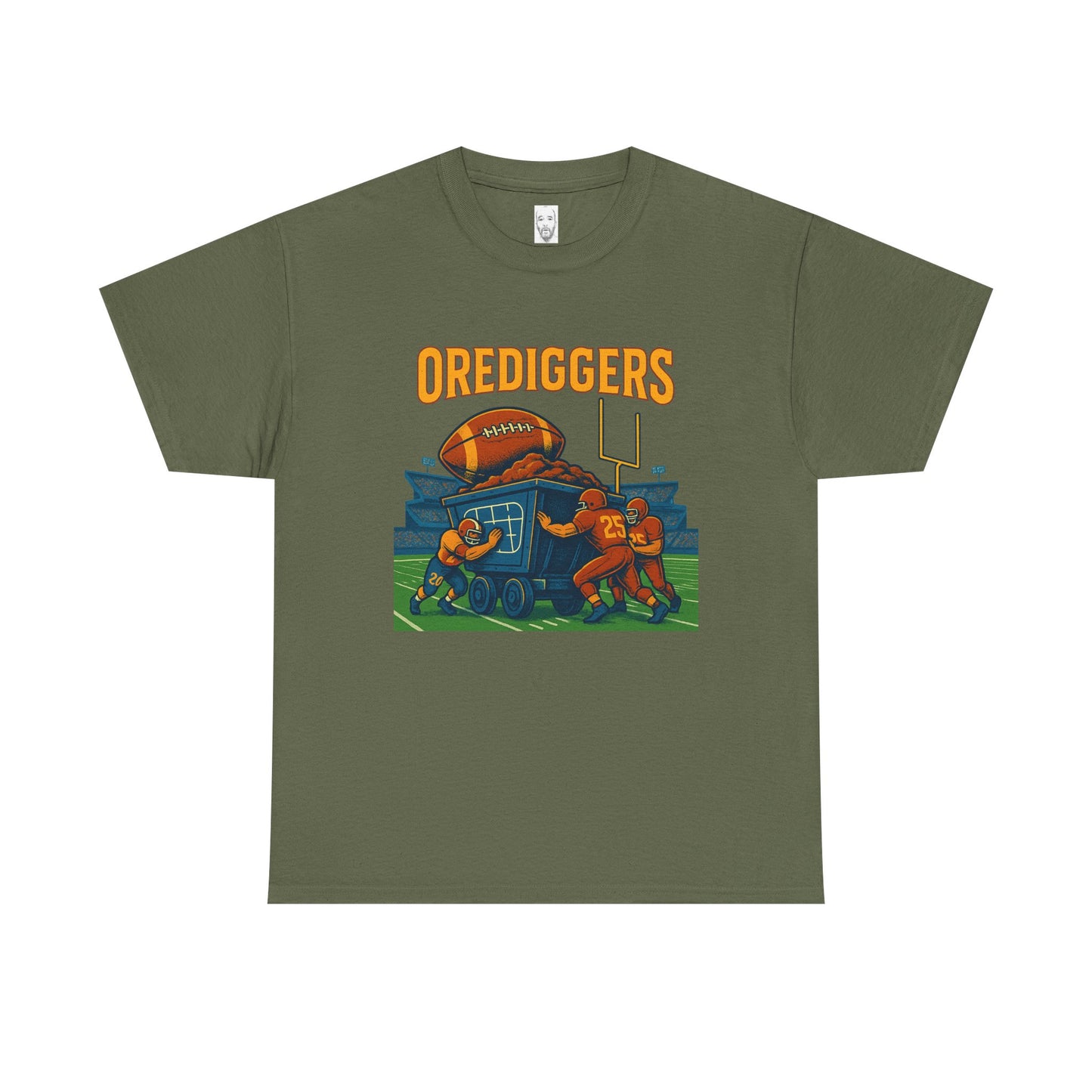 Unisex Heavy Cotton Tee - Orediggers Sports Tee for Game Day