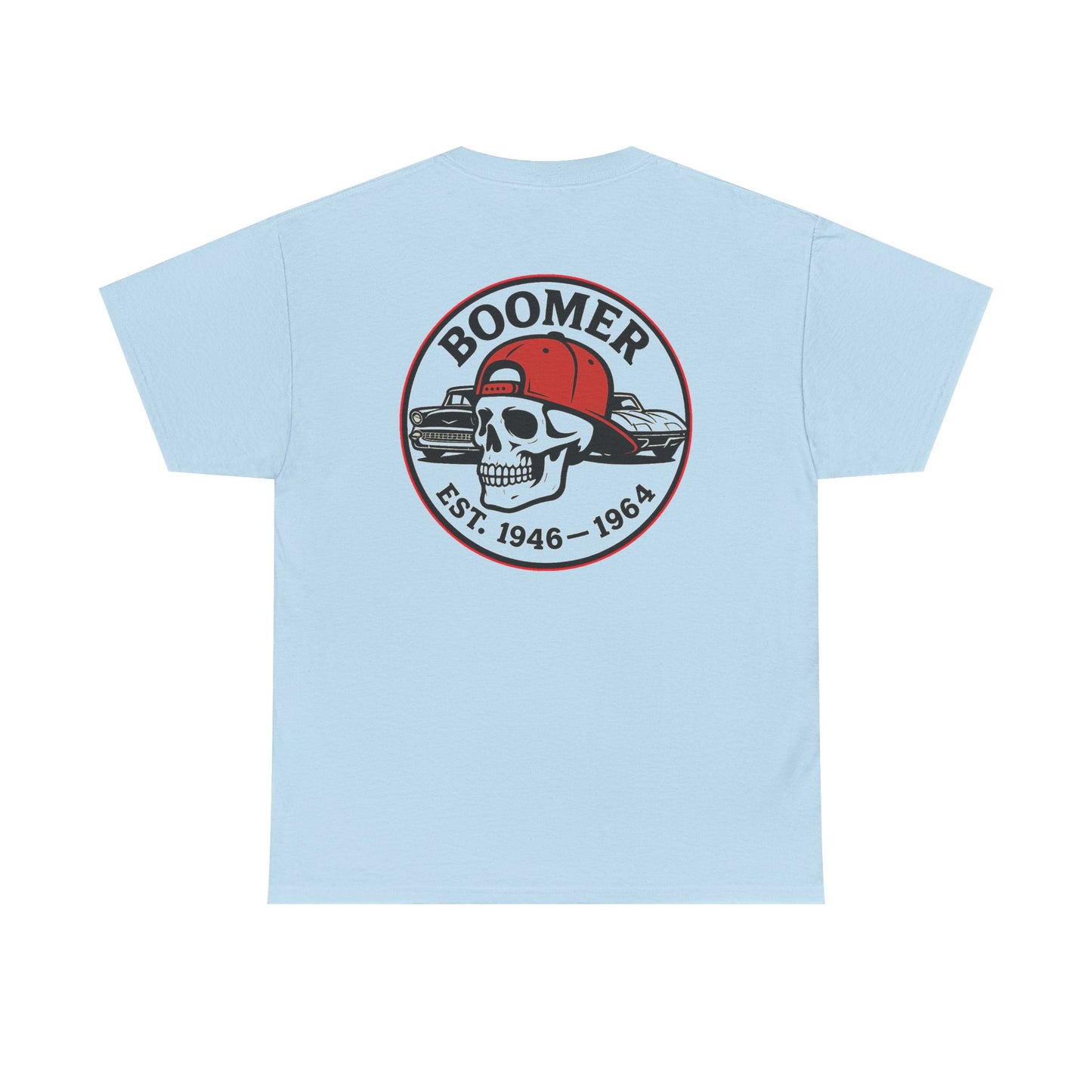 Cool Vintage Boomer Tee, Unisex Graphic Tee, Retro Skull Shirt, Gift for Dads, Birthday T-Shirt