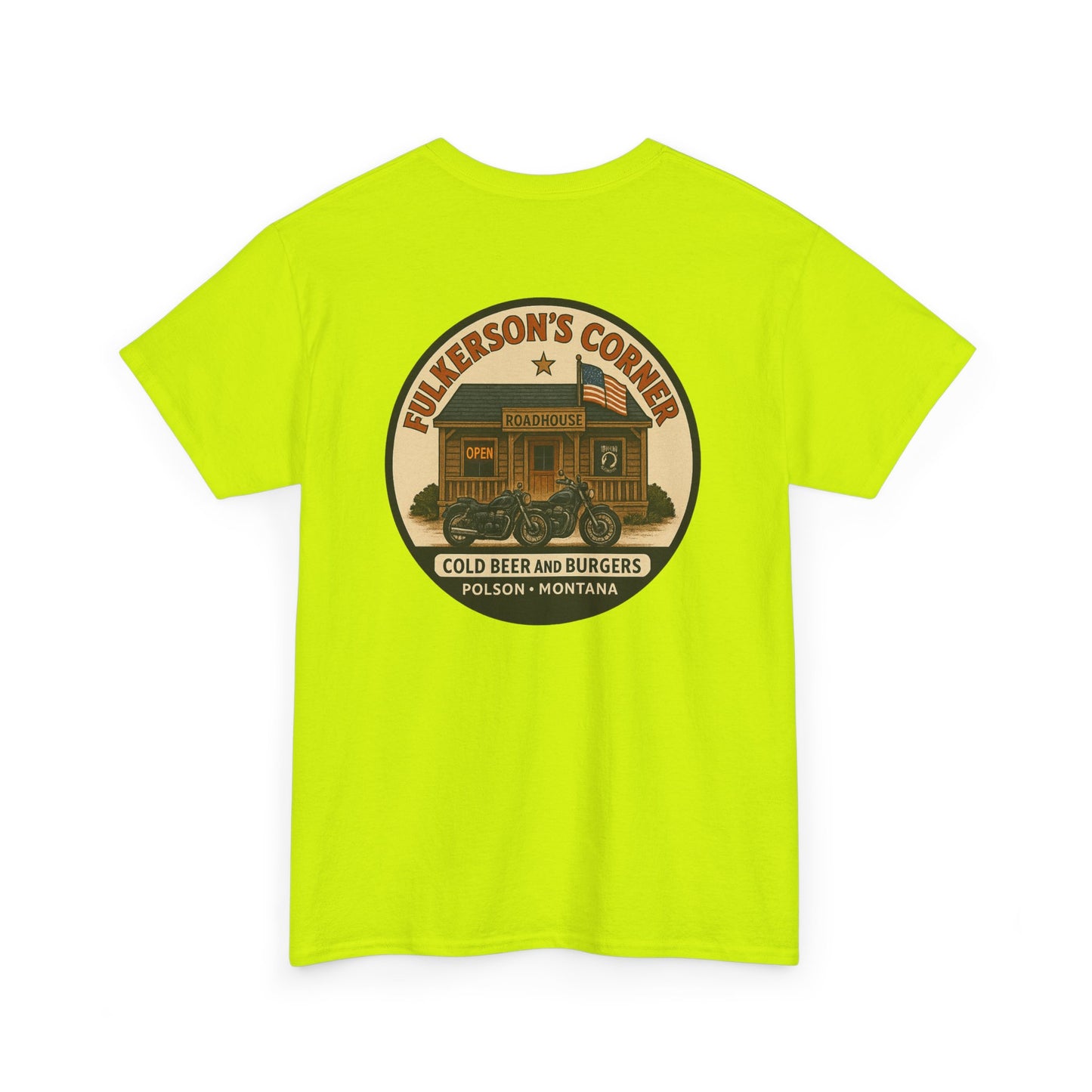 Retro Foodie Unisex Tee - Fulkerson's Corner Burger & Beer Design