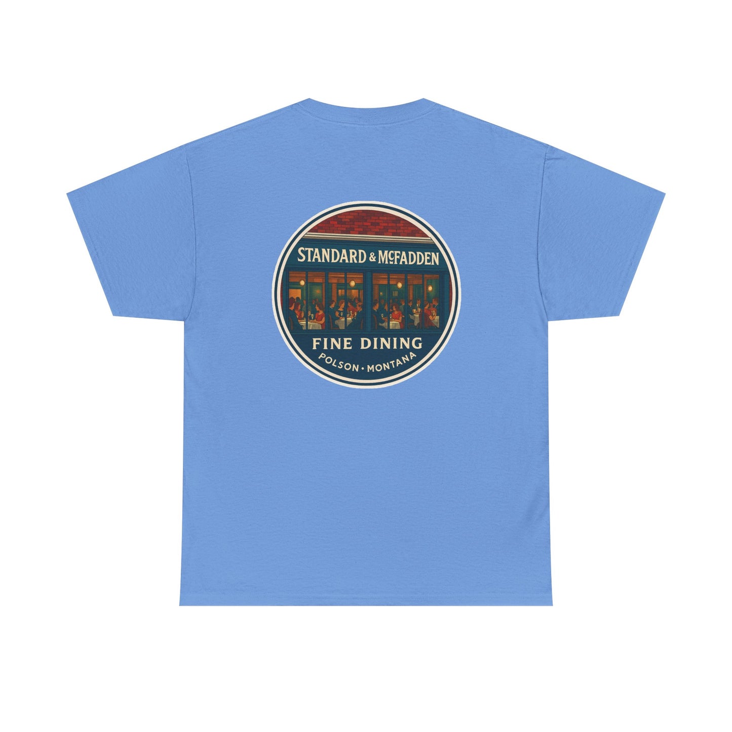 Retro Style Unisex Cotton Crew Tee - Standard & McFadden Fine Dining