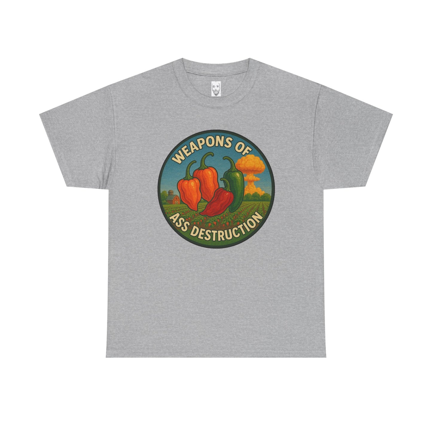 Funny Unisex Heavy Cotton Tee - Weapons of Ass Destruction