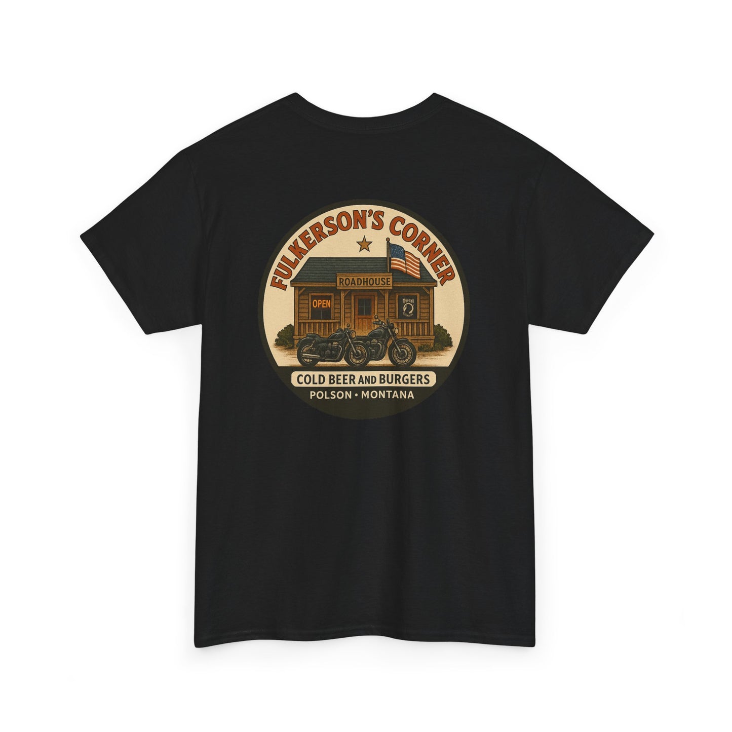 Retro Foodie Unisex Tee - Fulkerson's Corner Burger & Beer Design