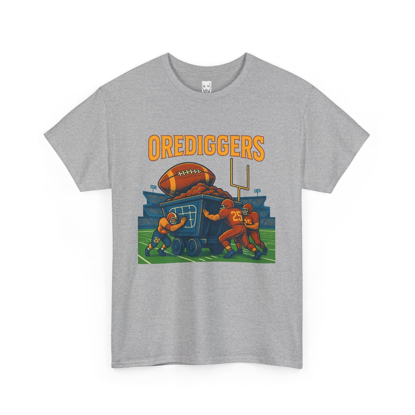 Unisex Heavy Cotton Tee - Orediggers Sports Tee for Game Day