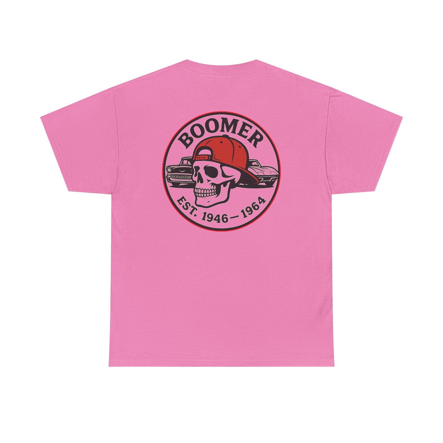 Cool Vintage Boomer Tee, Unisex Graphic Tee, Retro Skull Shirt, Gift for Dads, Birthday T-Shirt