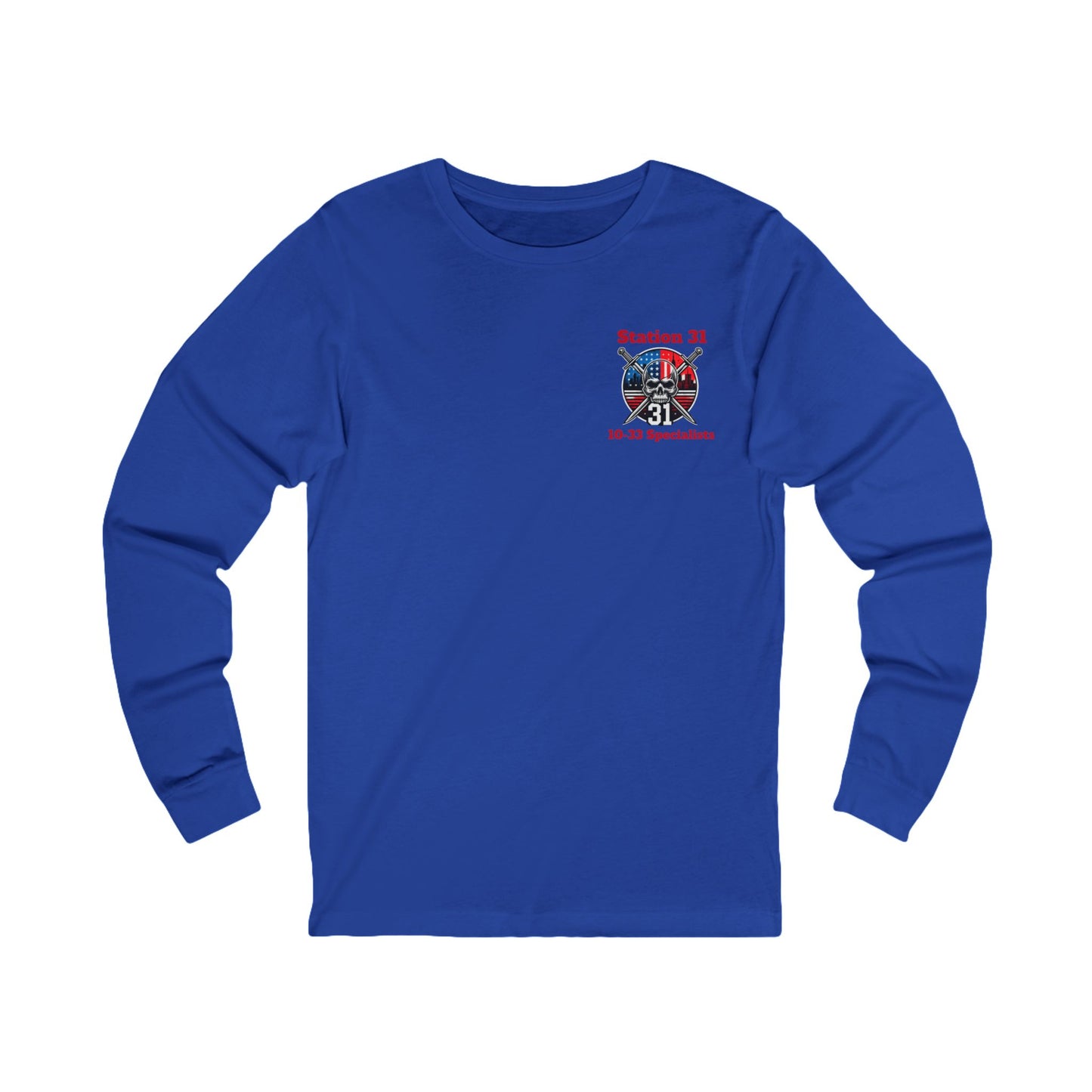 Station 31 - 10-33 Specialists Design/ Unisex Long Sleeve Tee