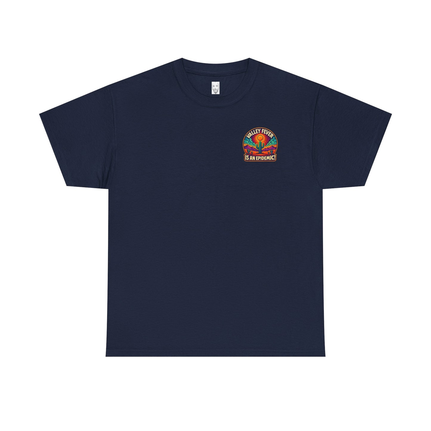 Vintage-Inspired Valley Fever EPIDEMIC Unisex Heavy Cotton Tee - Perfect for Festival Season
