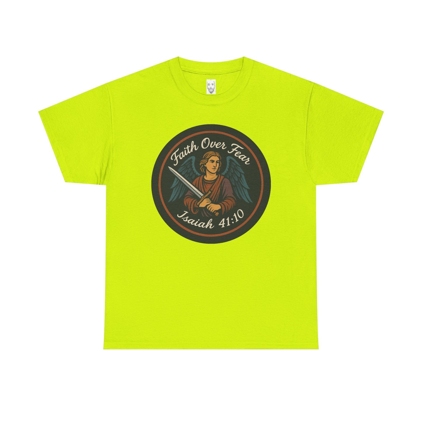 Faith Over Fear Unisex Heavy Cotton Tee – Inspirational Christian Apparel