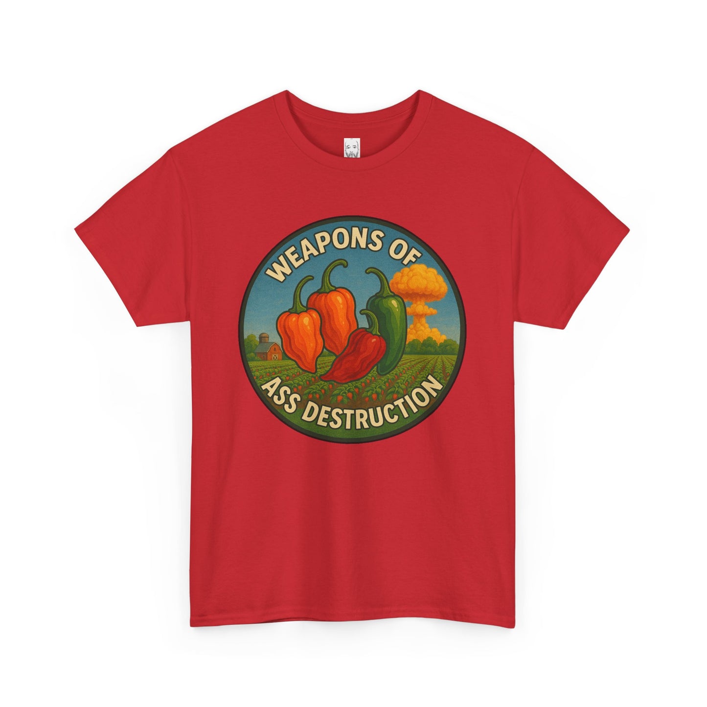 Funny Unisex Heavy Cotton Tee - Weapons of Ass Destruction