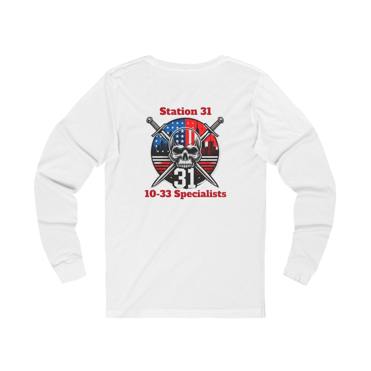 Station 31 - 10-33 Specialists Design/ Unisex Long Sleeve Tee