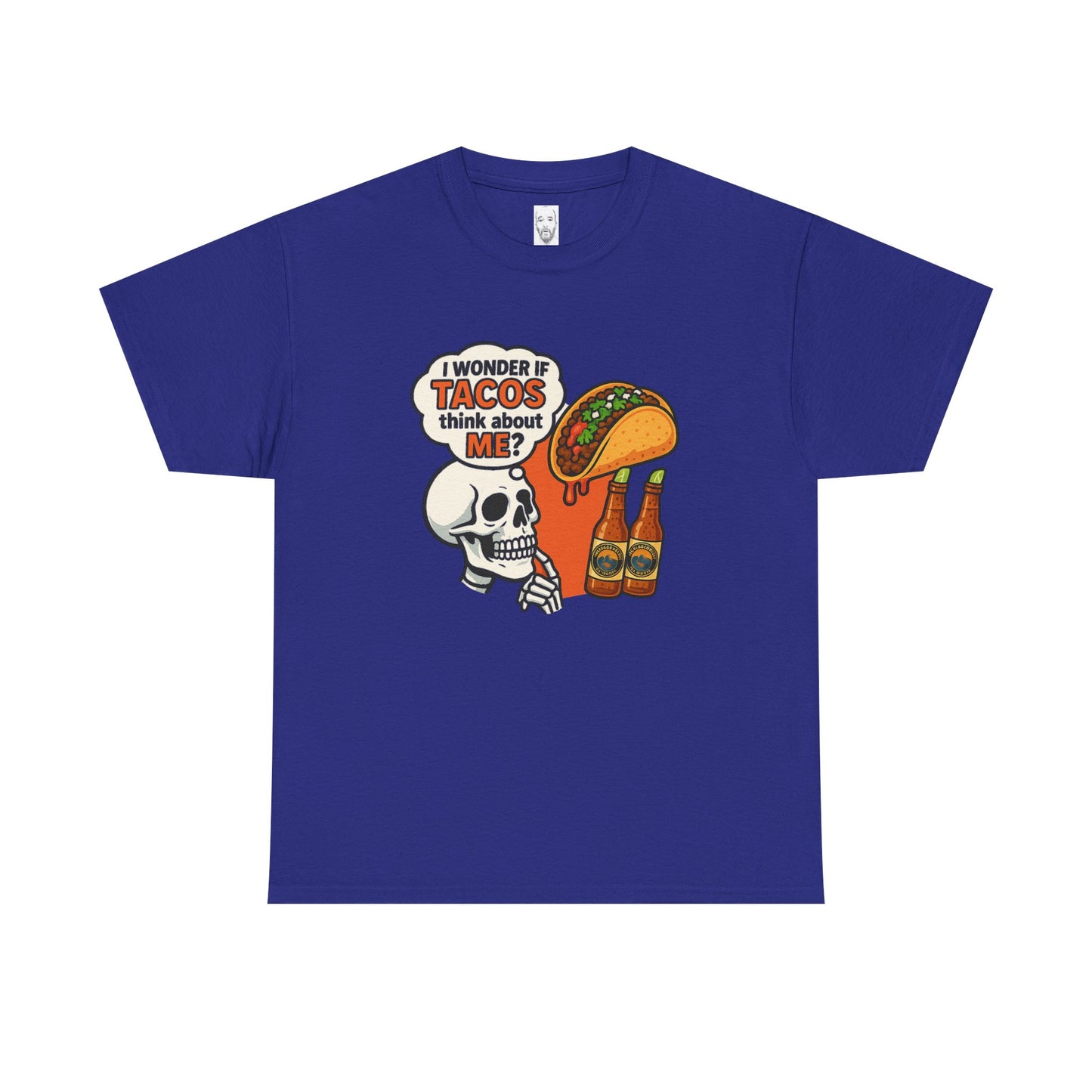 I wonder if Tacos....Unisex Heavy Cotton Tee