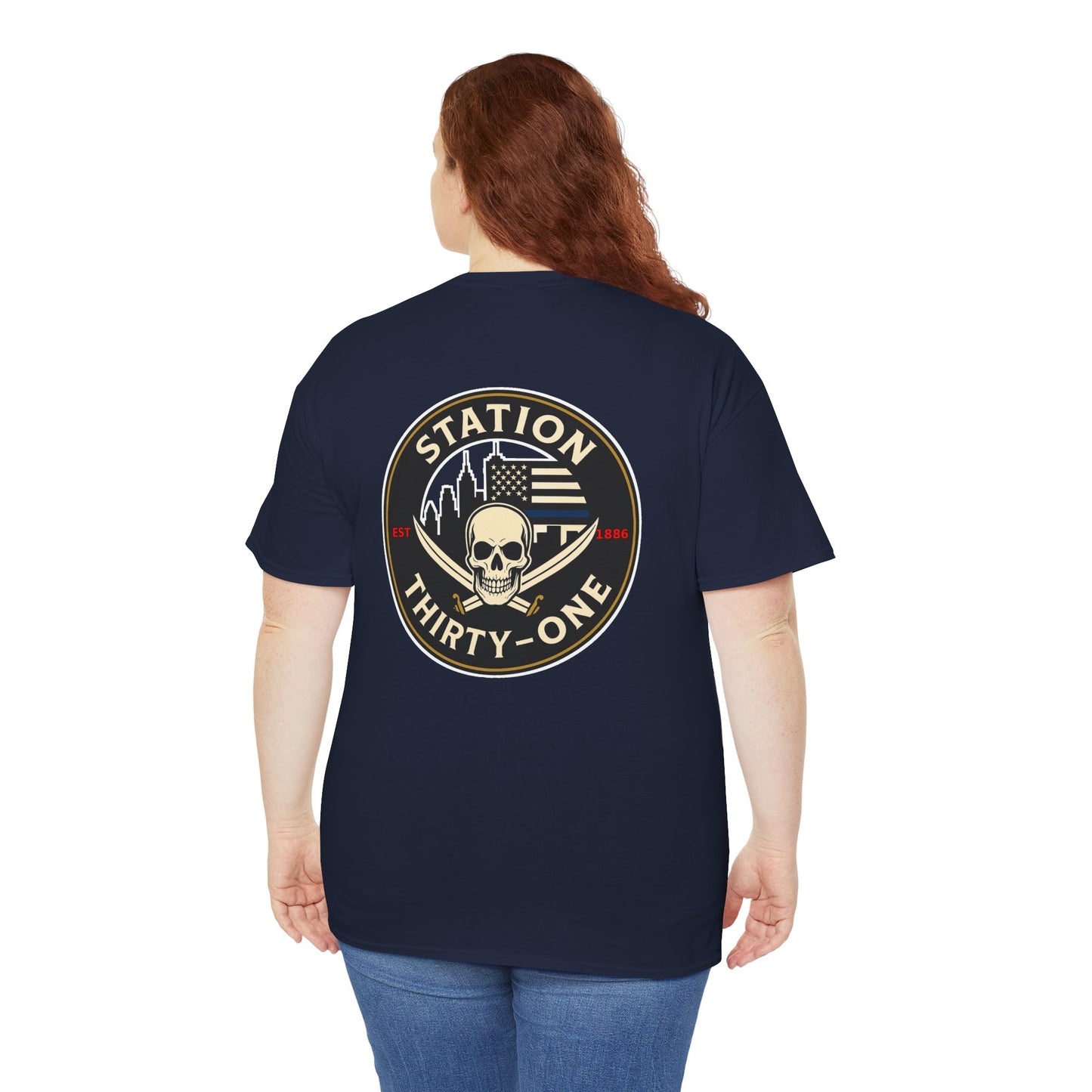 Unisex Heavy Cotton Tee - Station Thirty-One Fitness Graphic T-Shirt