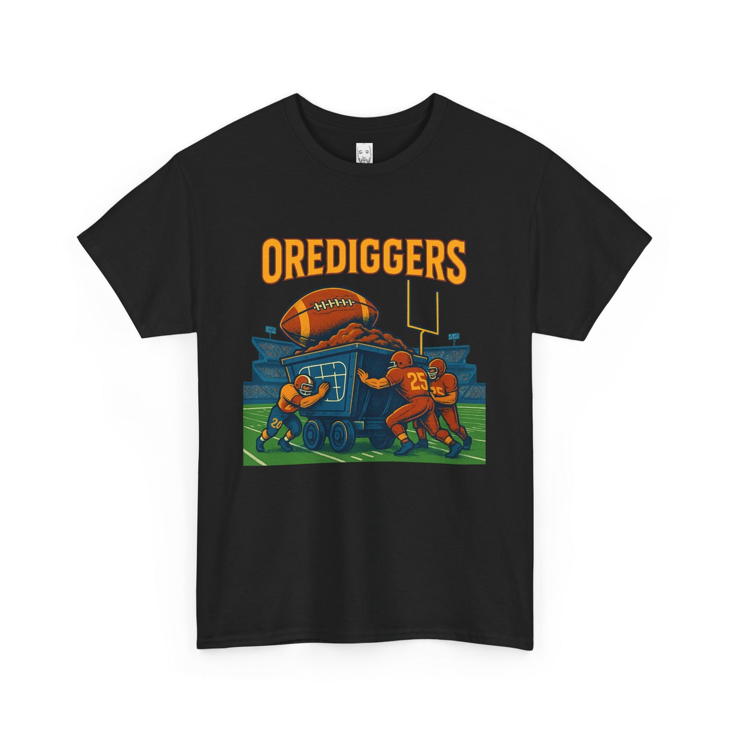 Unisex Heavy Cotton Tee - Orediggers Sports Tee for Game Day