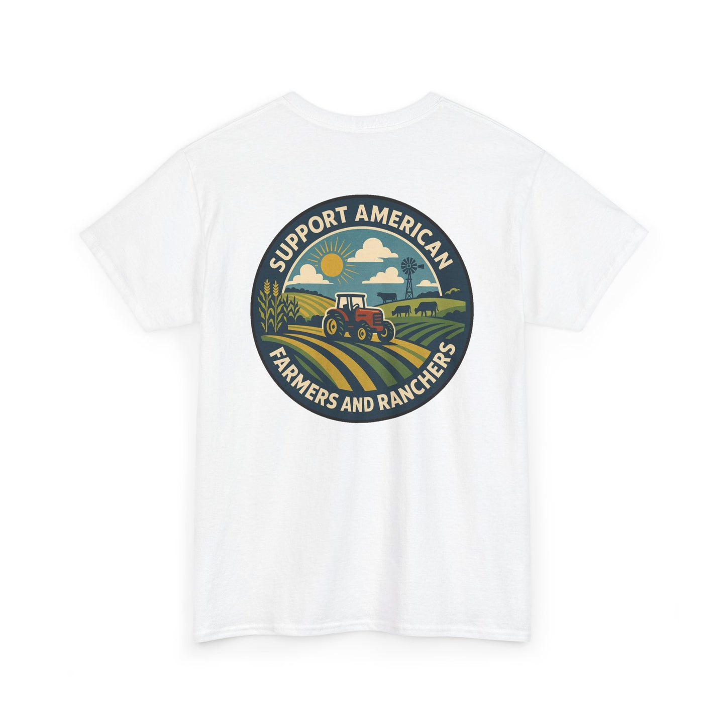 Support American Farmers Unisex Heavy Cotton Tee