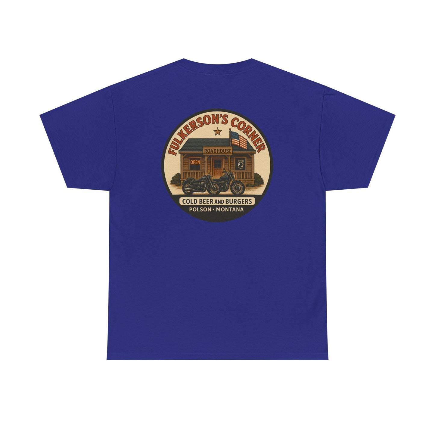 Retro Foodie Unisex Tee - Fulkerson's Corner Burger & Beer Design