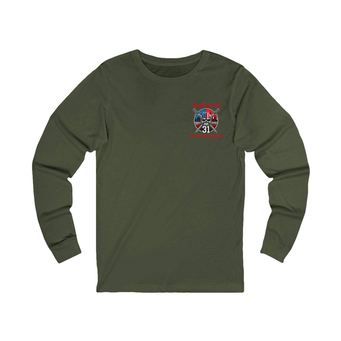 Station 31 - 10-33 Specialists Design/ Unisex Long Sleeve Tee