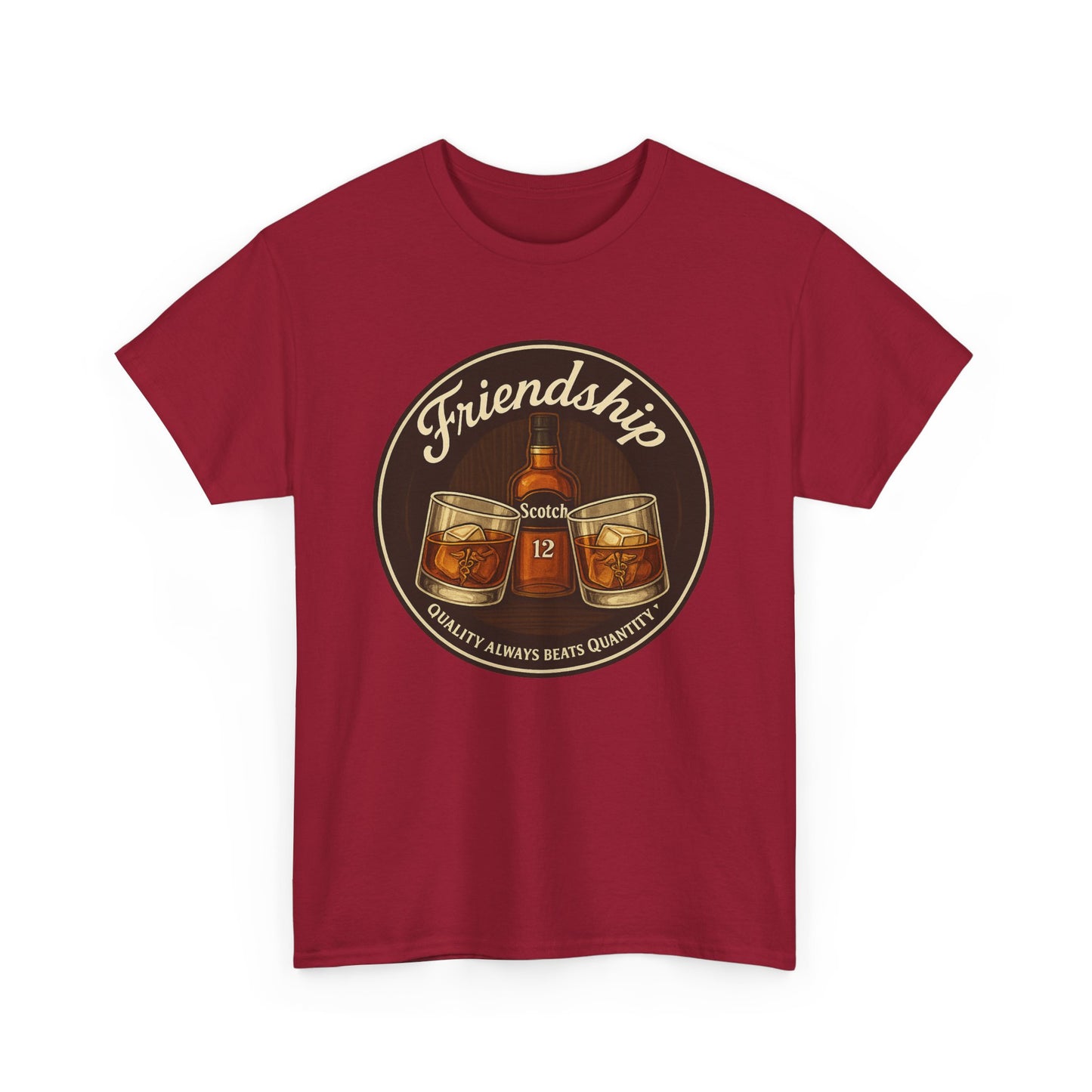 Friendship Bond Unisex Heavy Cotton Tee, Friendship Gift, Unique Gift for Friends, Casual Wear, Best Friend Tee, Gift for Him/Her