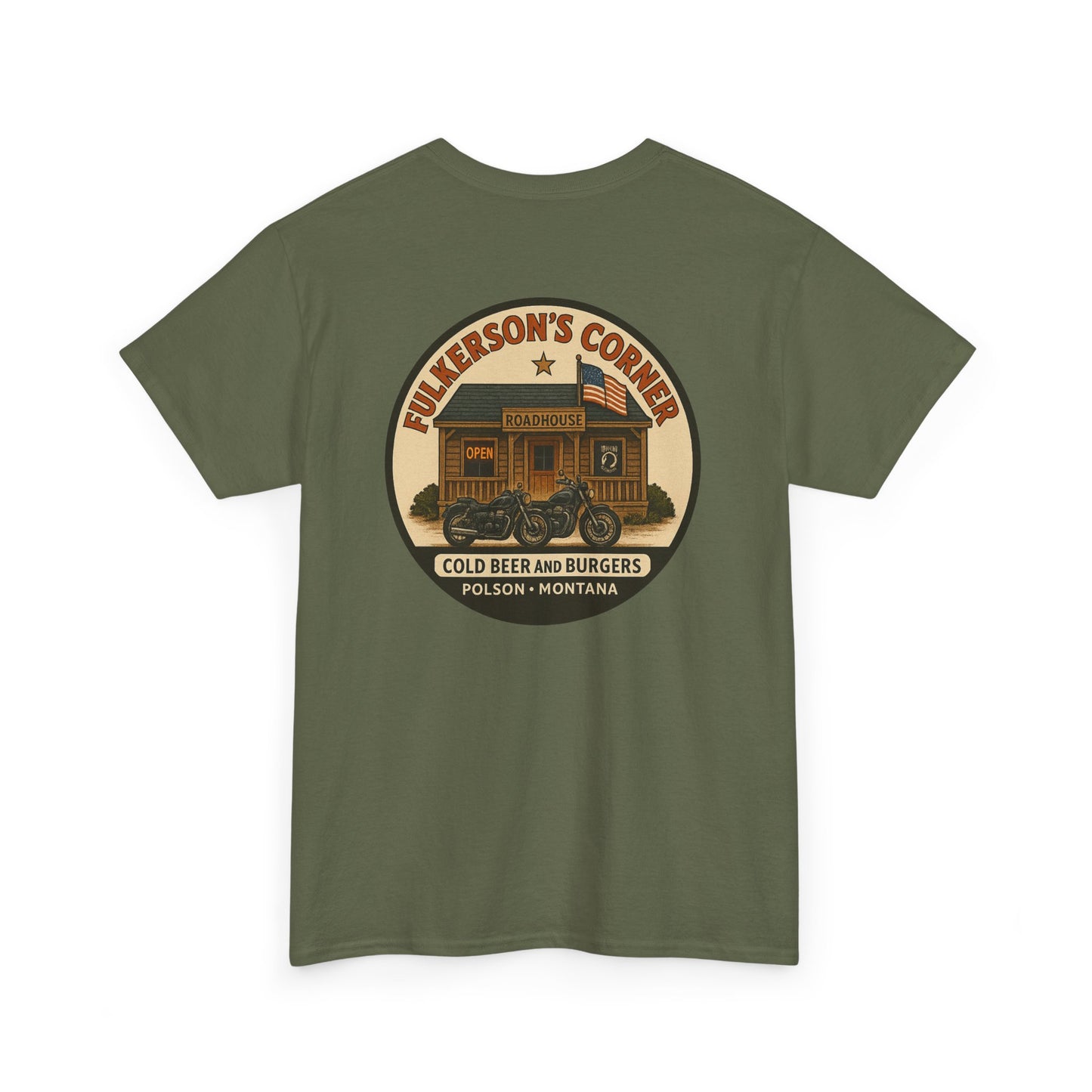 Retro Foodie Unisex Tee - Fulkerson's Corner Burger & Beer Design