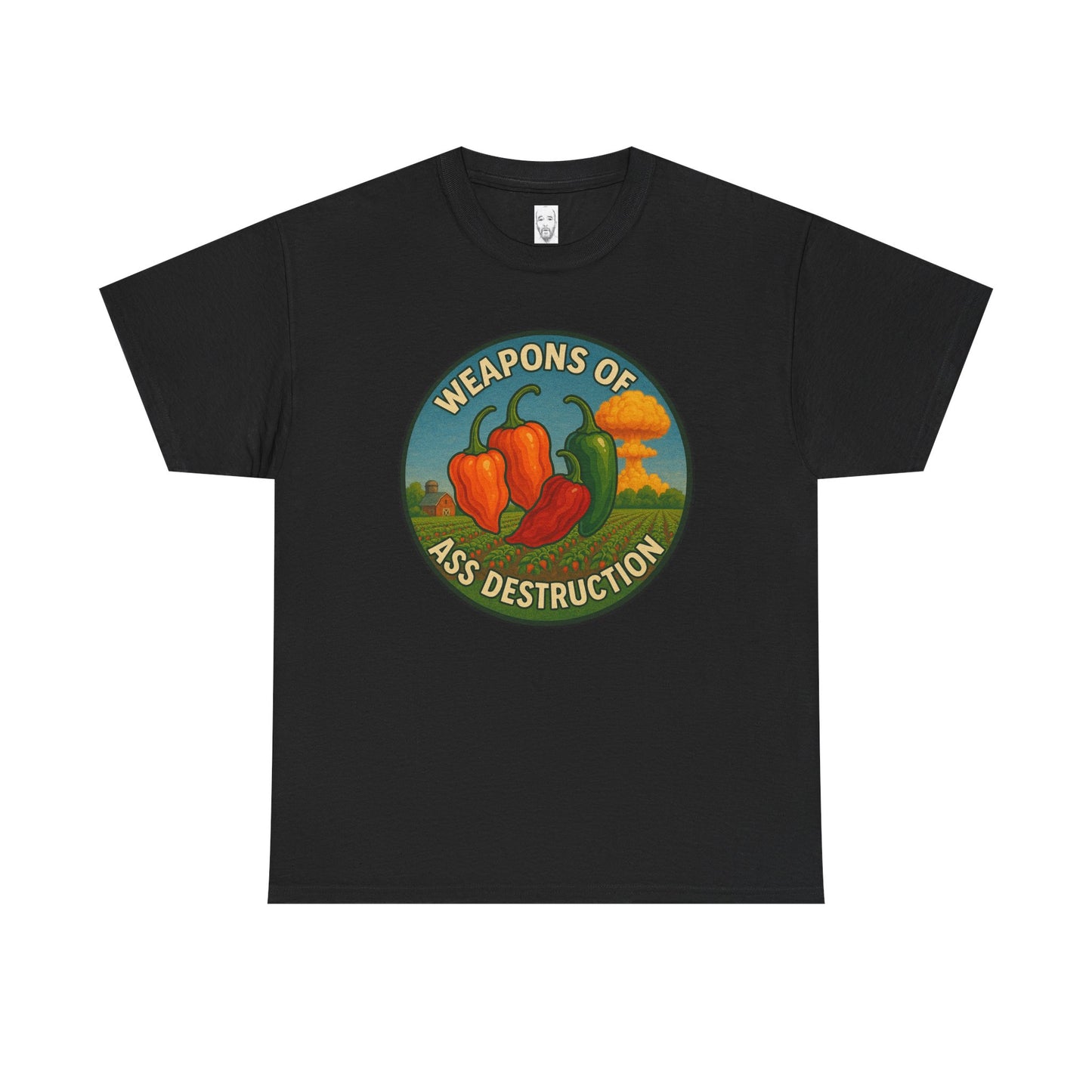 Funny Unisex Heavy Cotton Tee - Weapons of Ass Destruction