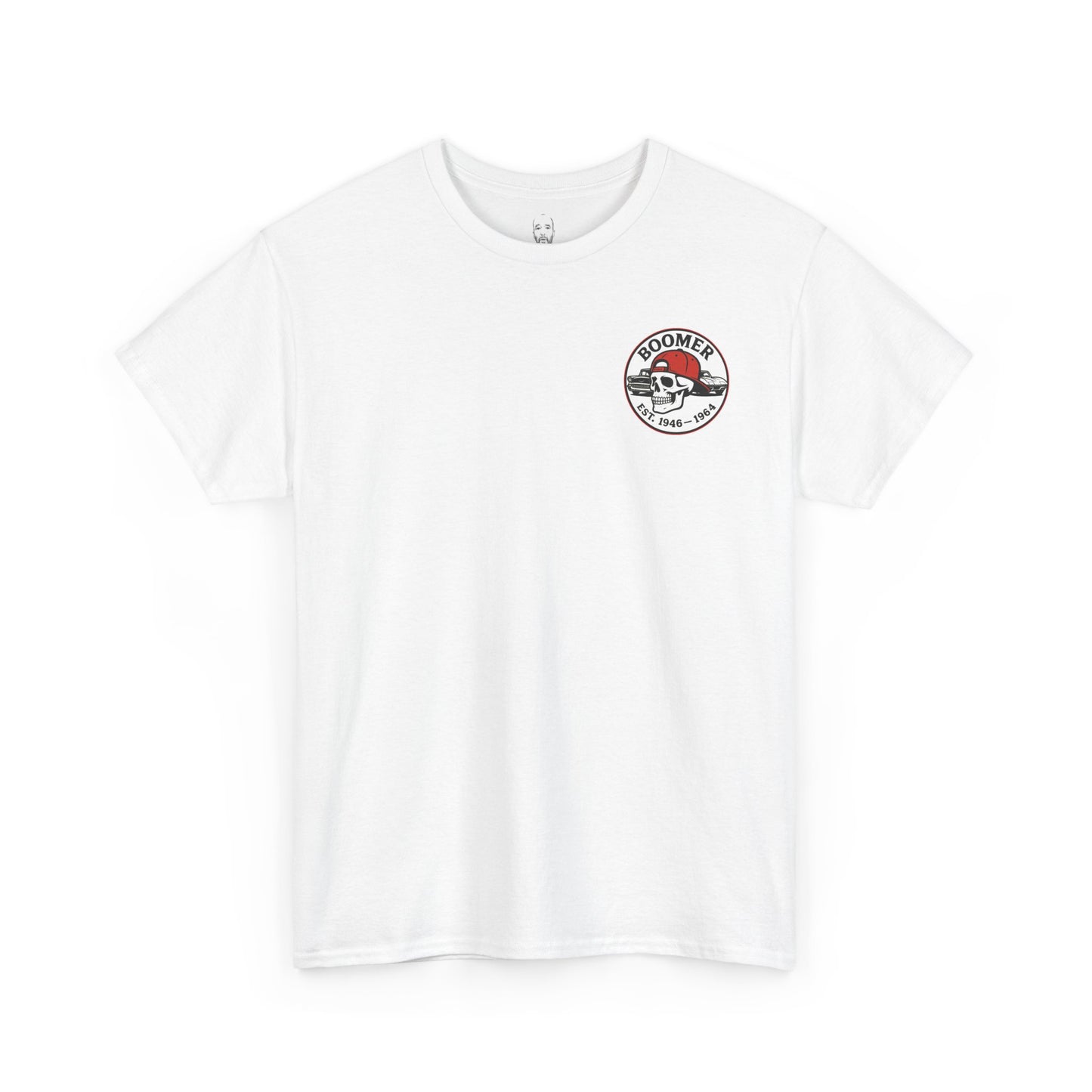 Cool Vintage Boomer Tee, Unisex Graphic Tee, Retro Skull Shirt, Gift for Dads, Birthday T-Shirt