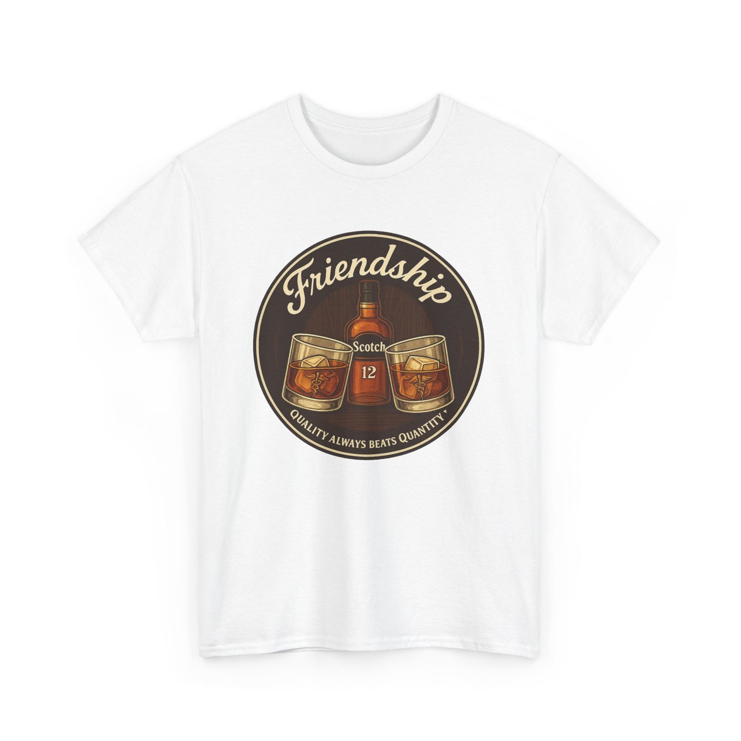 Friendship Bond Unisex Heavy Cotton Tee, Friendship Gift, Unique Gift for Friends, Casual Wear, Best Friend Tee, Gift for Him/Her