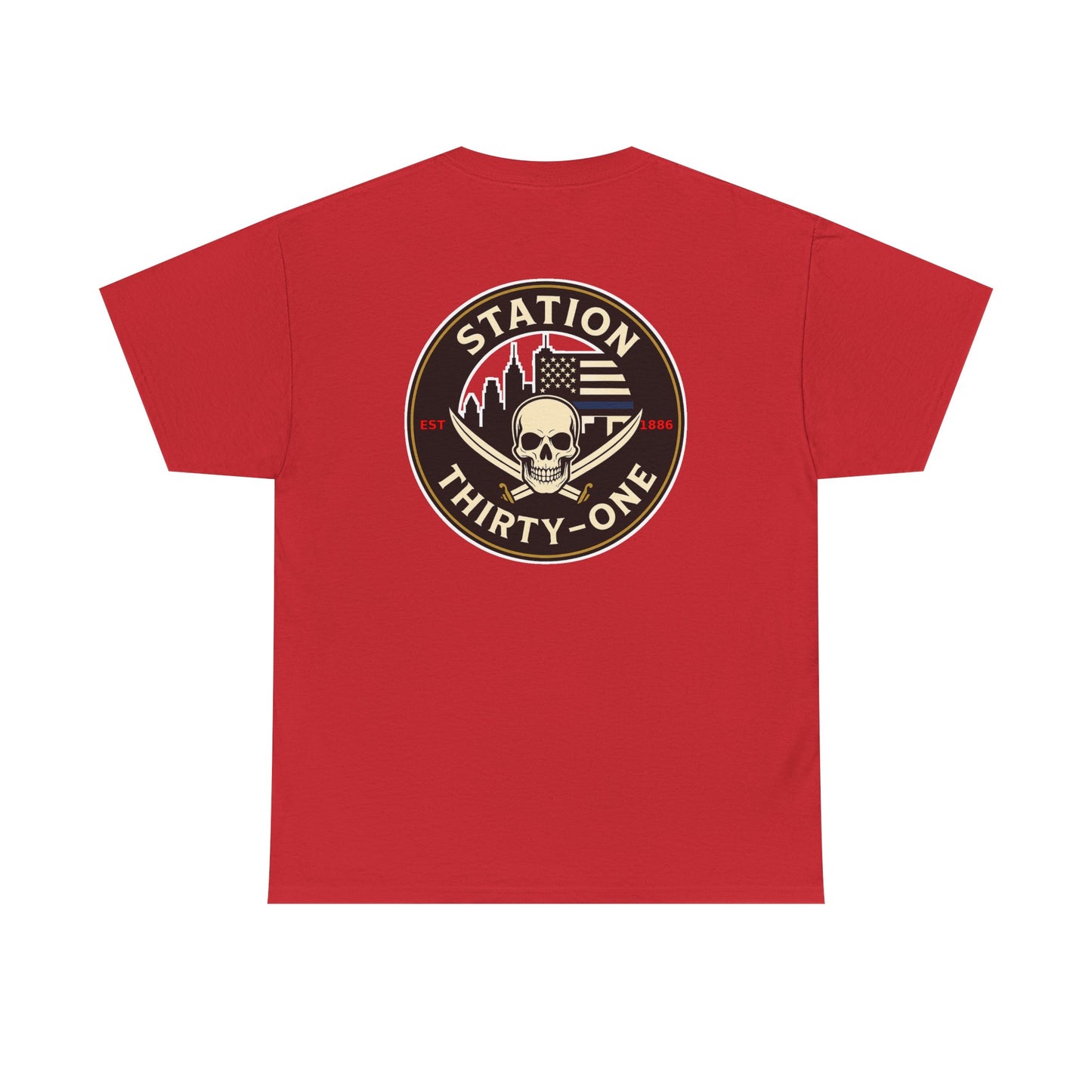 Unisex Heavy Cotton Tee - Station Thirty-One Fitness Graphic T-Shirt