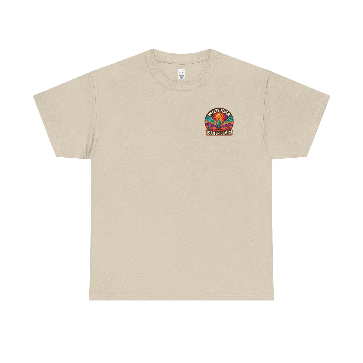Vintage-Inspired Valley Fever EPIDEMIC Unisex Heavy Cotton Tee - Perfect for Festival Season
