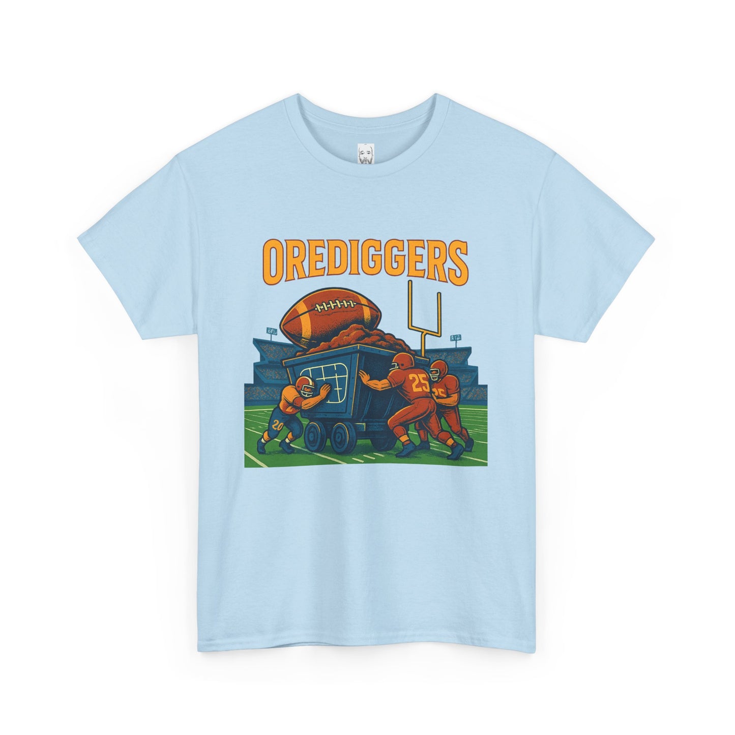 Unisex Heavy Cotton Tee - Orediggers Sports Tee for Game Day