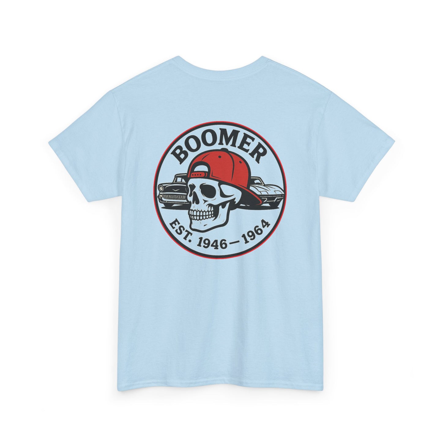 Cool Vintage Boomer Tee, Unisex Graphic Tee, Retro Skull Shirt, Gift for Dads, Birthday T-Shirt