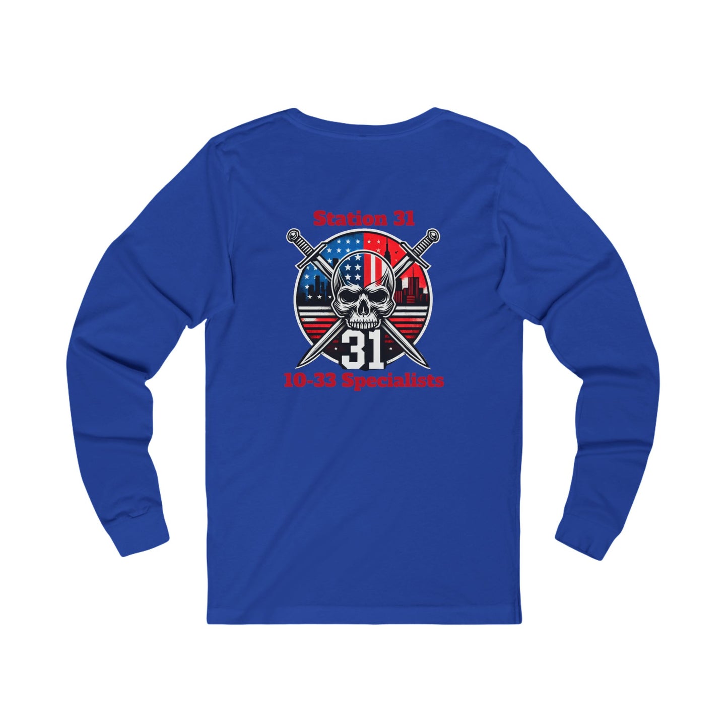 Station 31 - 10-33 Specialists Design/ Unisex Long Sleeve Tee