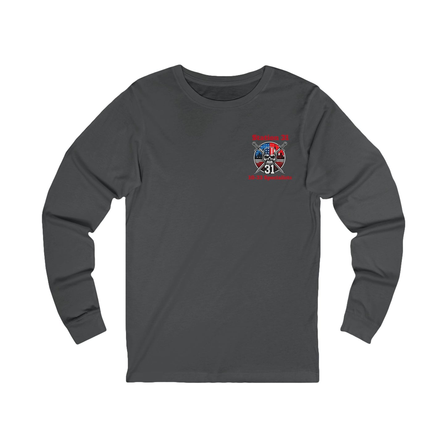 Station 31 - 10-33 Specialists Design/ Unisex Long Sleeve Tee
